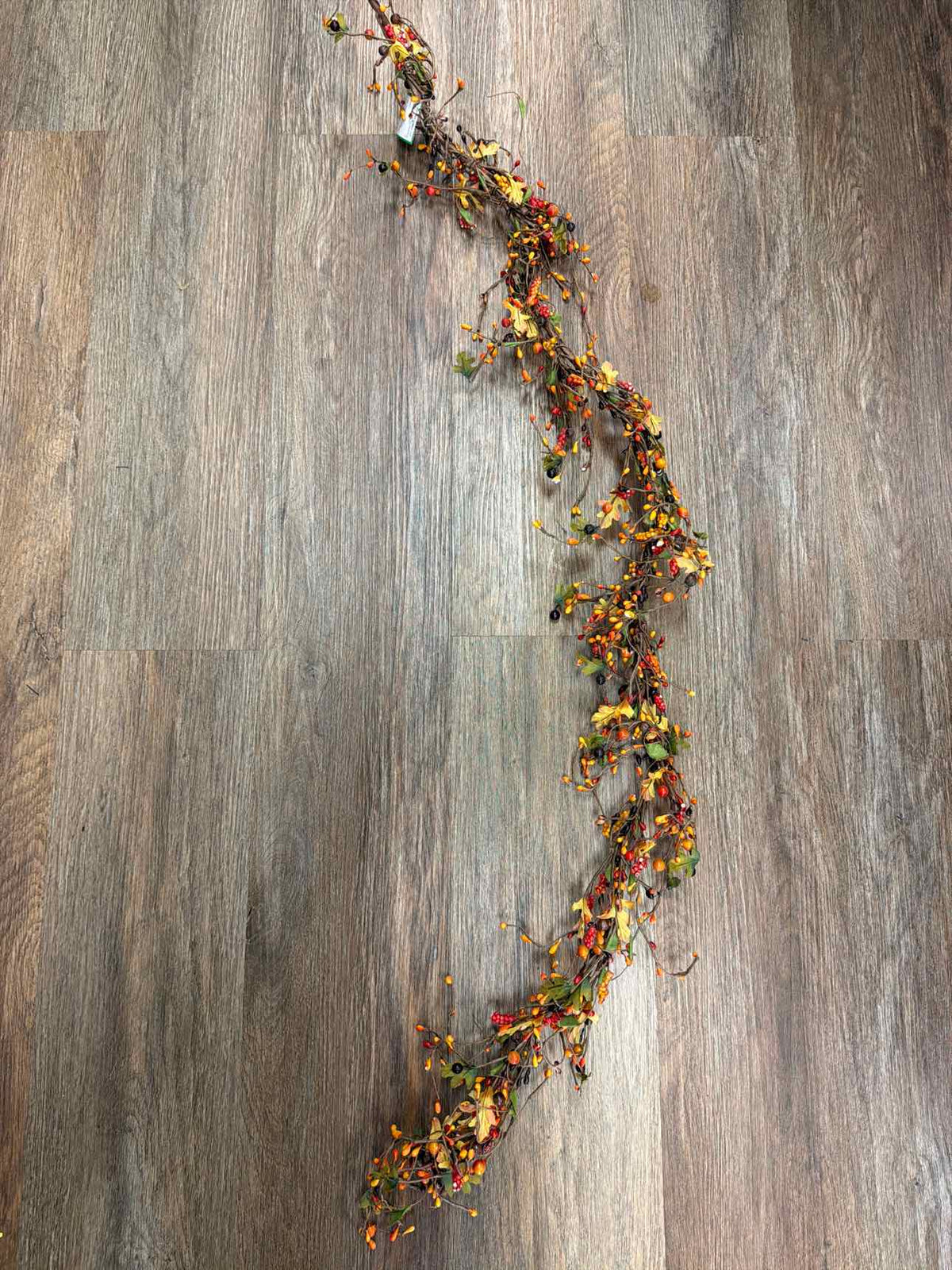 Fall Harvest Berry Leaves Garland (55" length) Home Decor