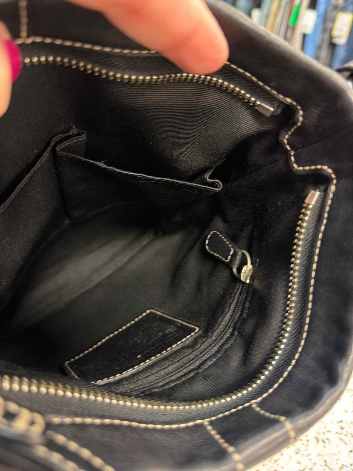 Coach Vintage Soho Slim Black Leather Shoulder Bag Handbags