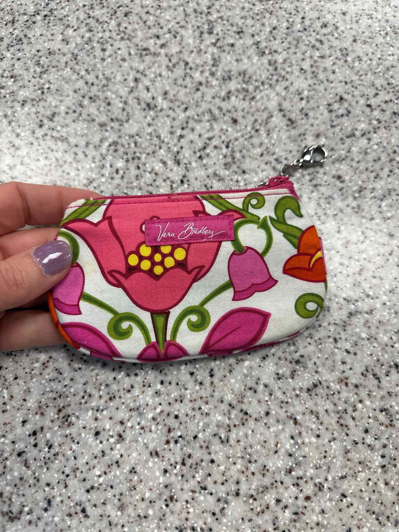 Vera Bradley Size XS Pink/Green Wallet