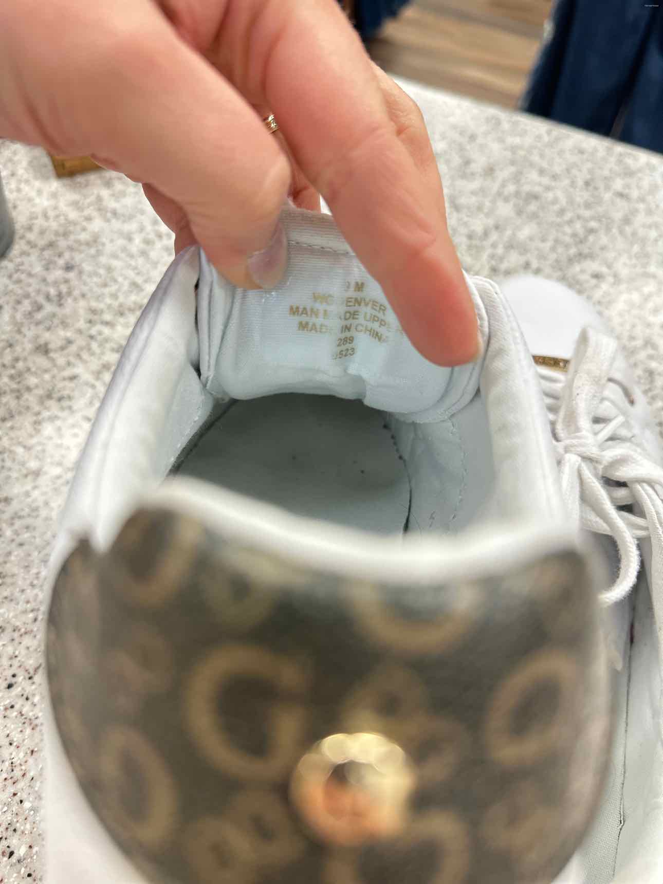 Guess Size 9 White Shoes