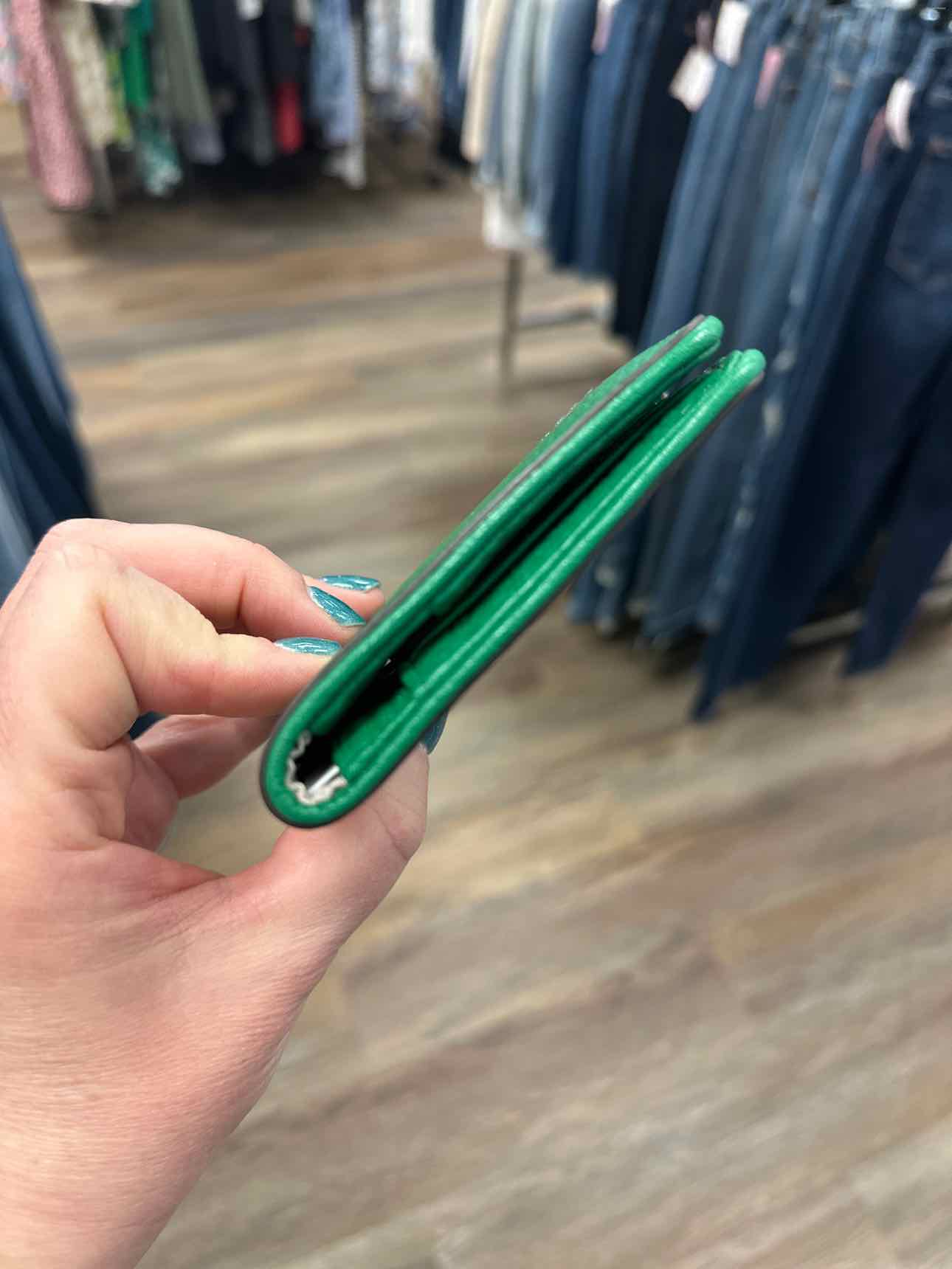 Michael Michael Kors Size Small Green Wallet