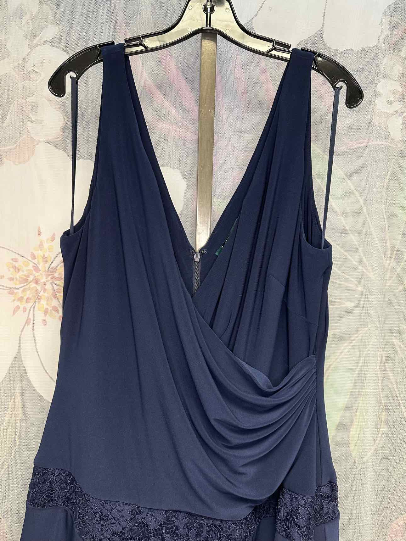 Lauren Ralph Lauren Size 18 Navy Dress