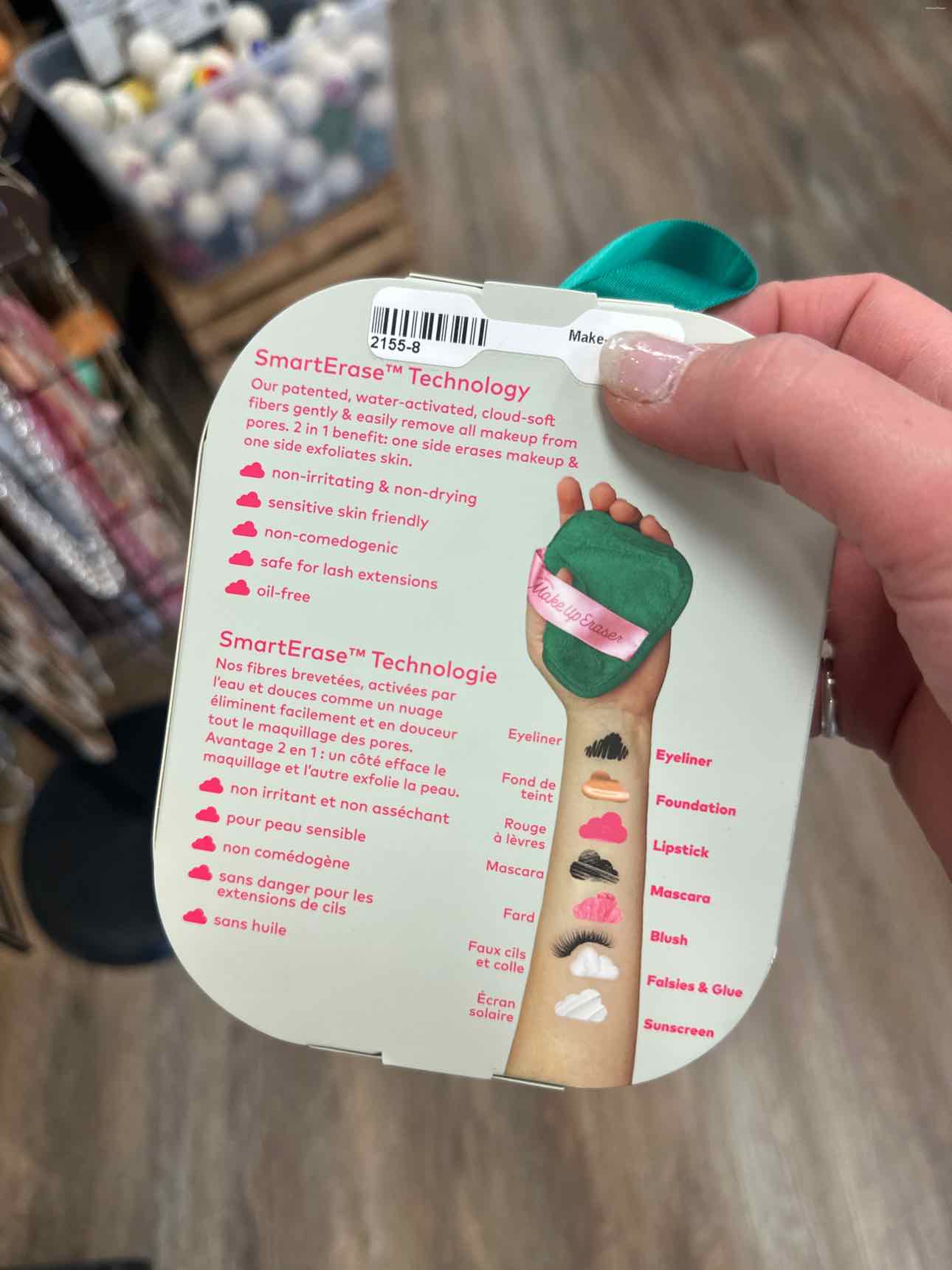 The Original Make Up Eraser Green Recycled 7 Day Set