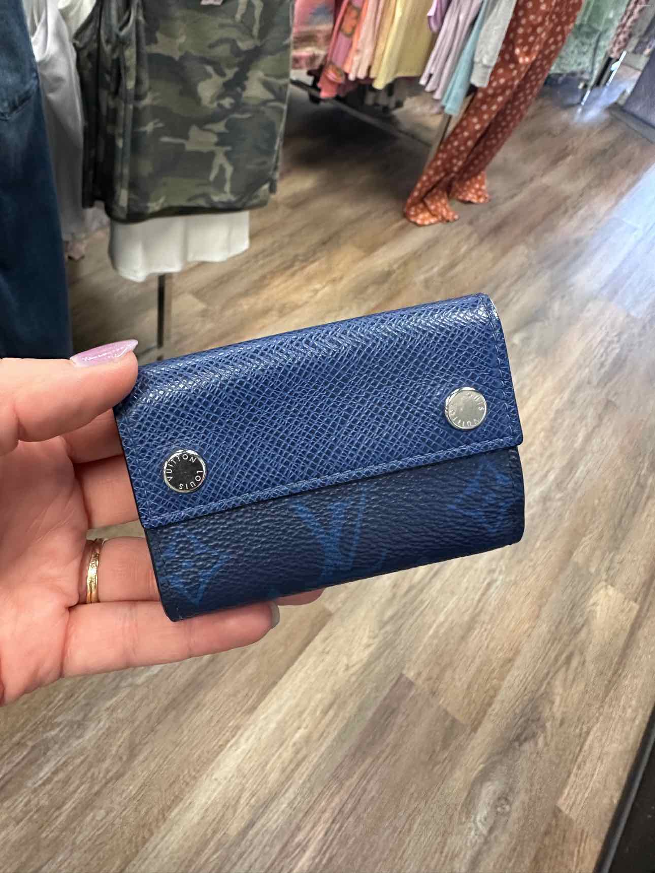 Louis Vuitton Size XS Discovery Compact Blue Tiagarama Trifold Wallet