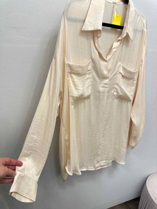 Free People Size Large Tan Top