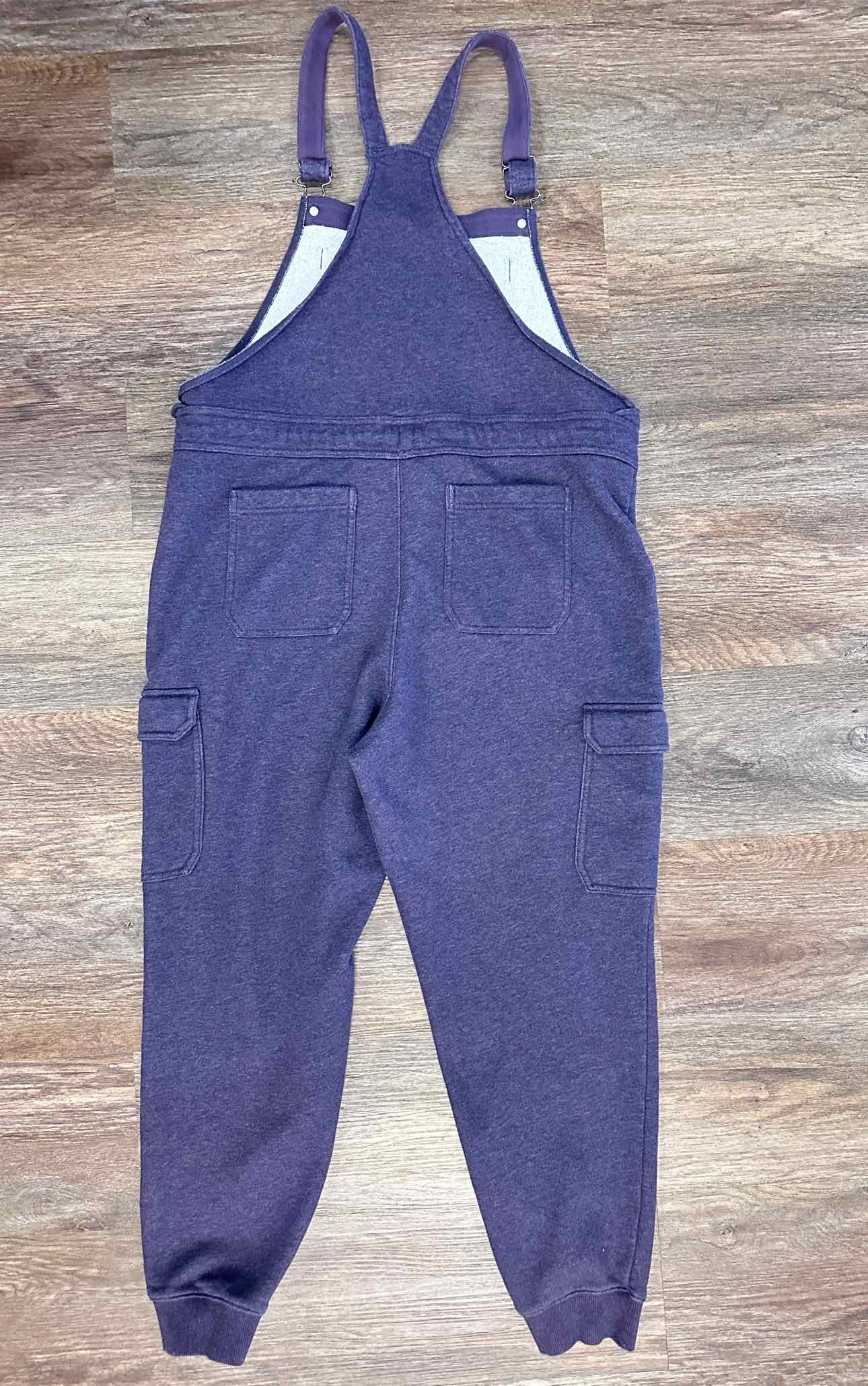 Duluth Trading Co Size Large Purple Fleece Lined Overalls