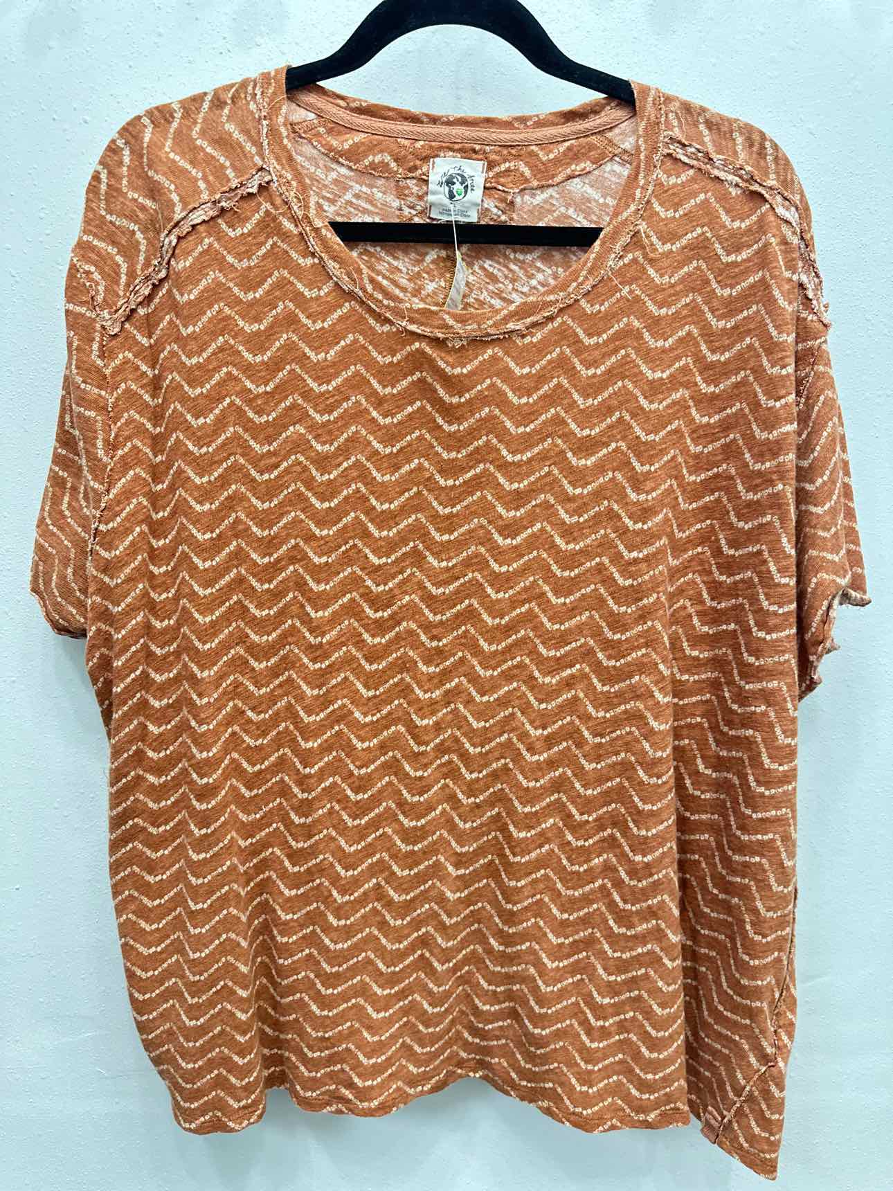We The Free Size Large Burnt Orange Top