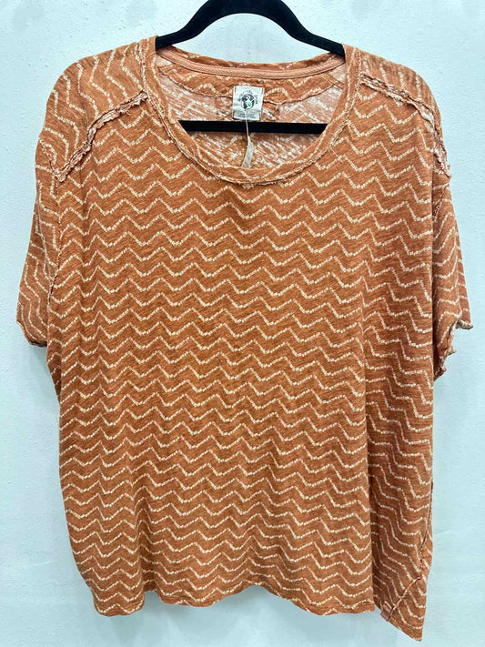 We The Free Size Large Burnt Orange Top