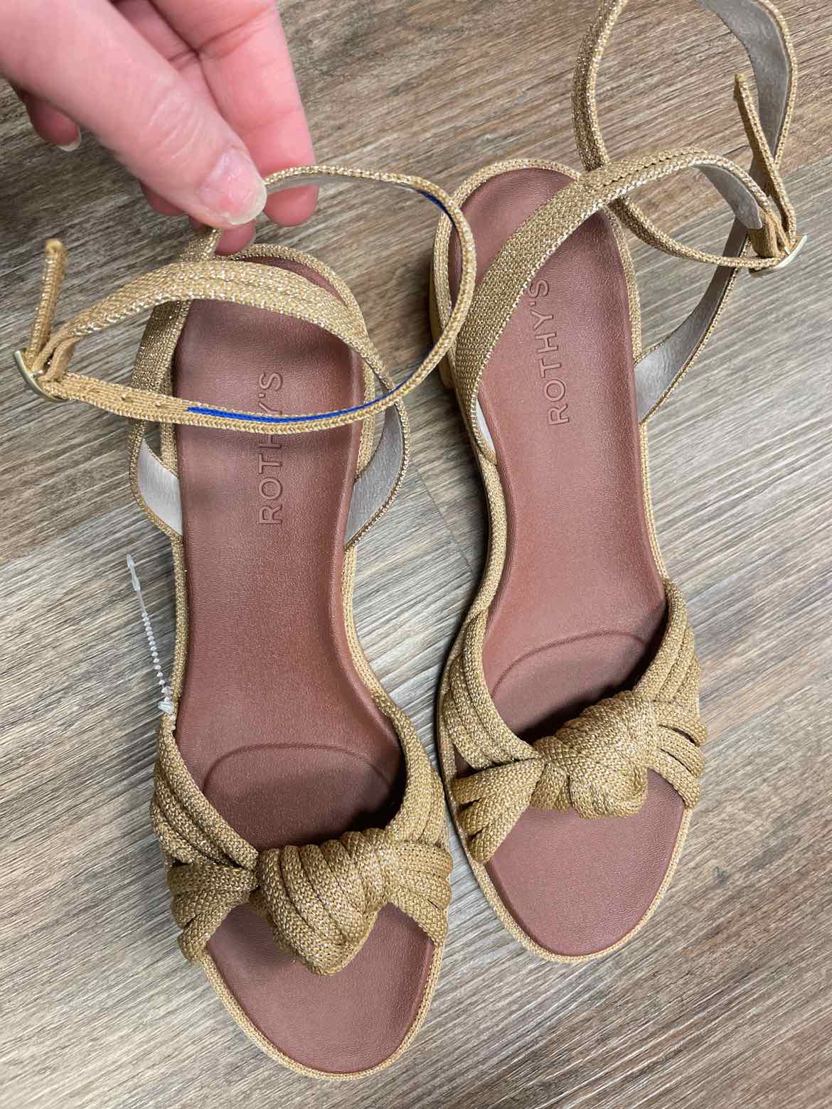 Rothy Size 9.5 GOLD Shoes