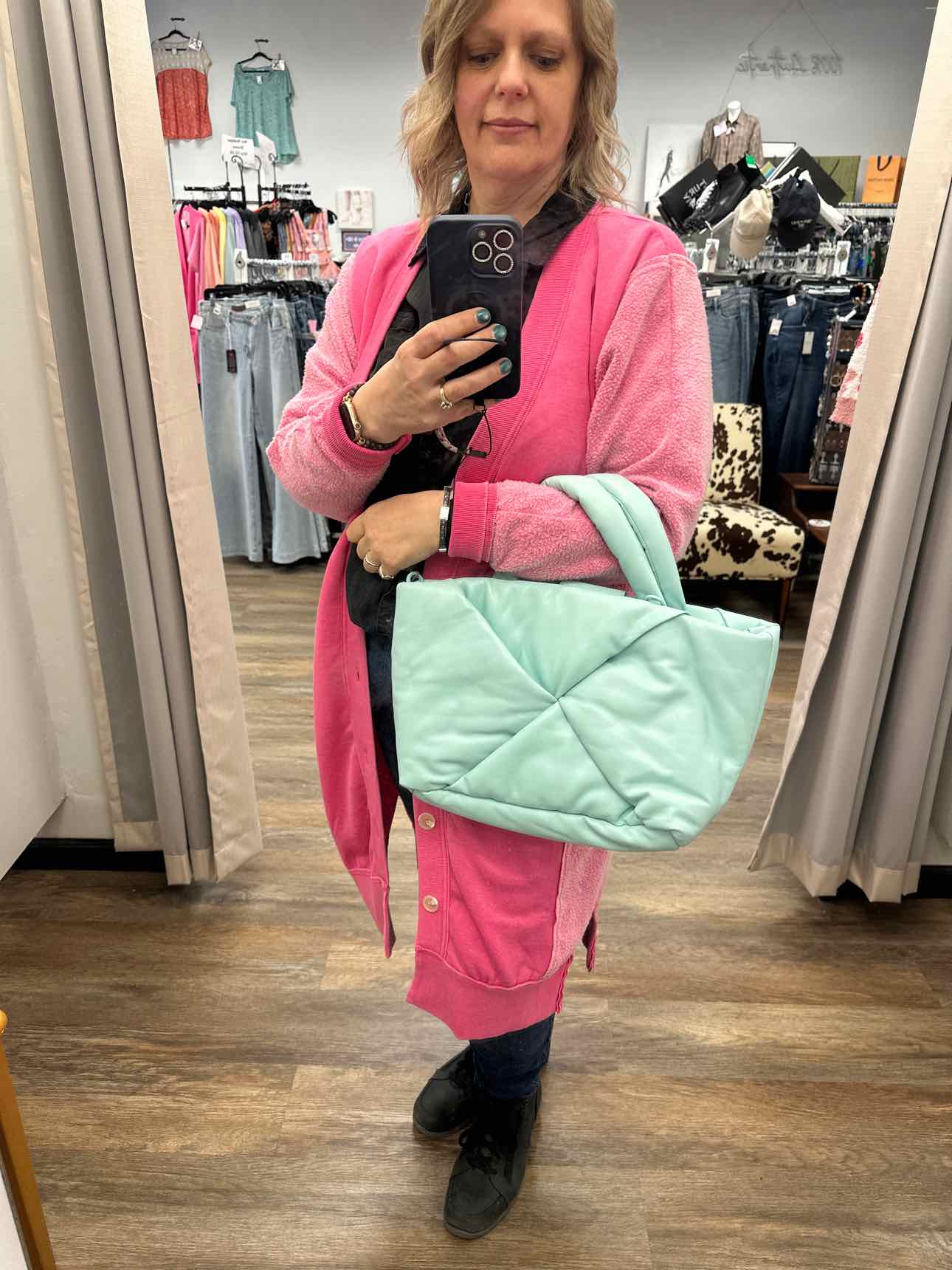 A New Day Size Large Light Aqua Handbags