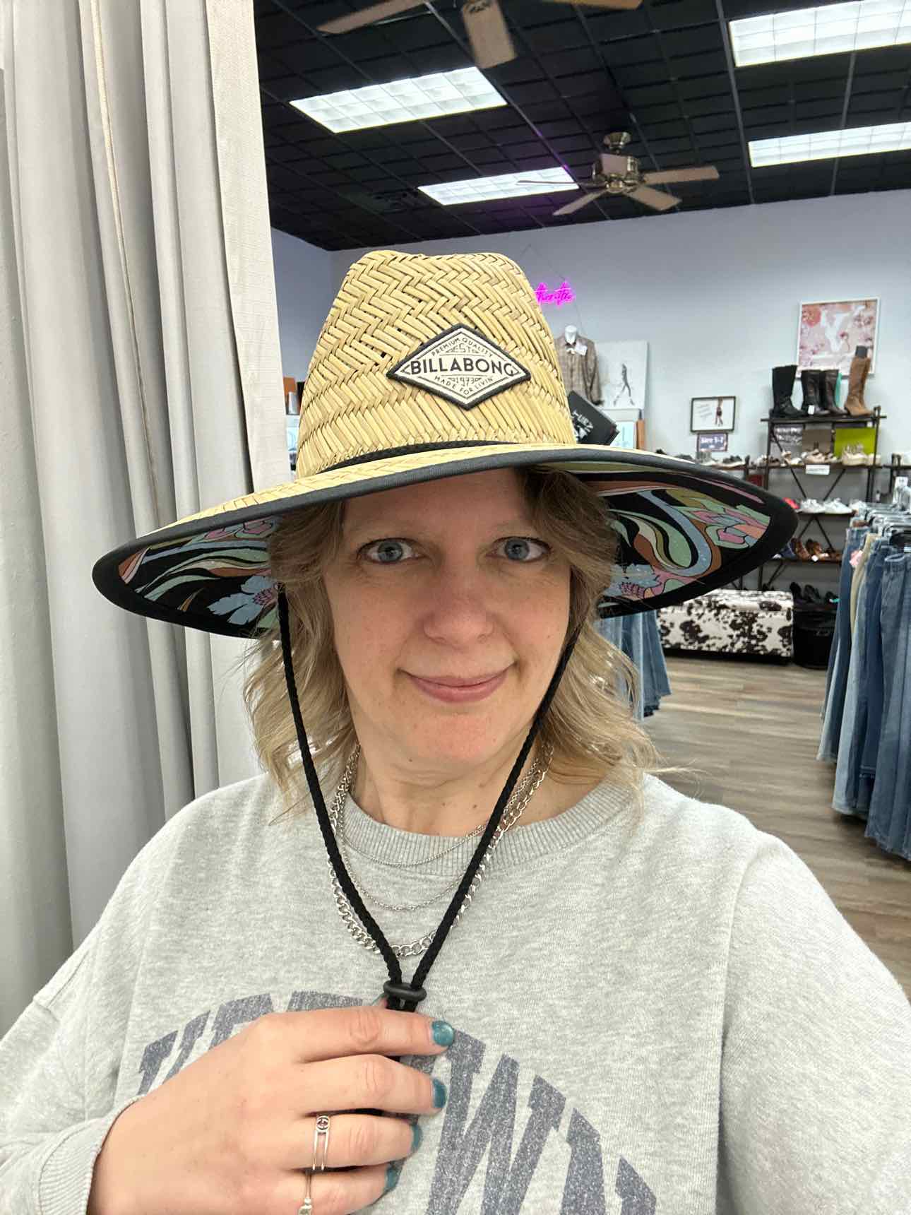 Billabong Size One Size Tan/Black Sun Hat