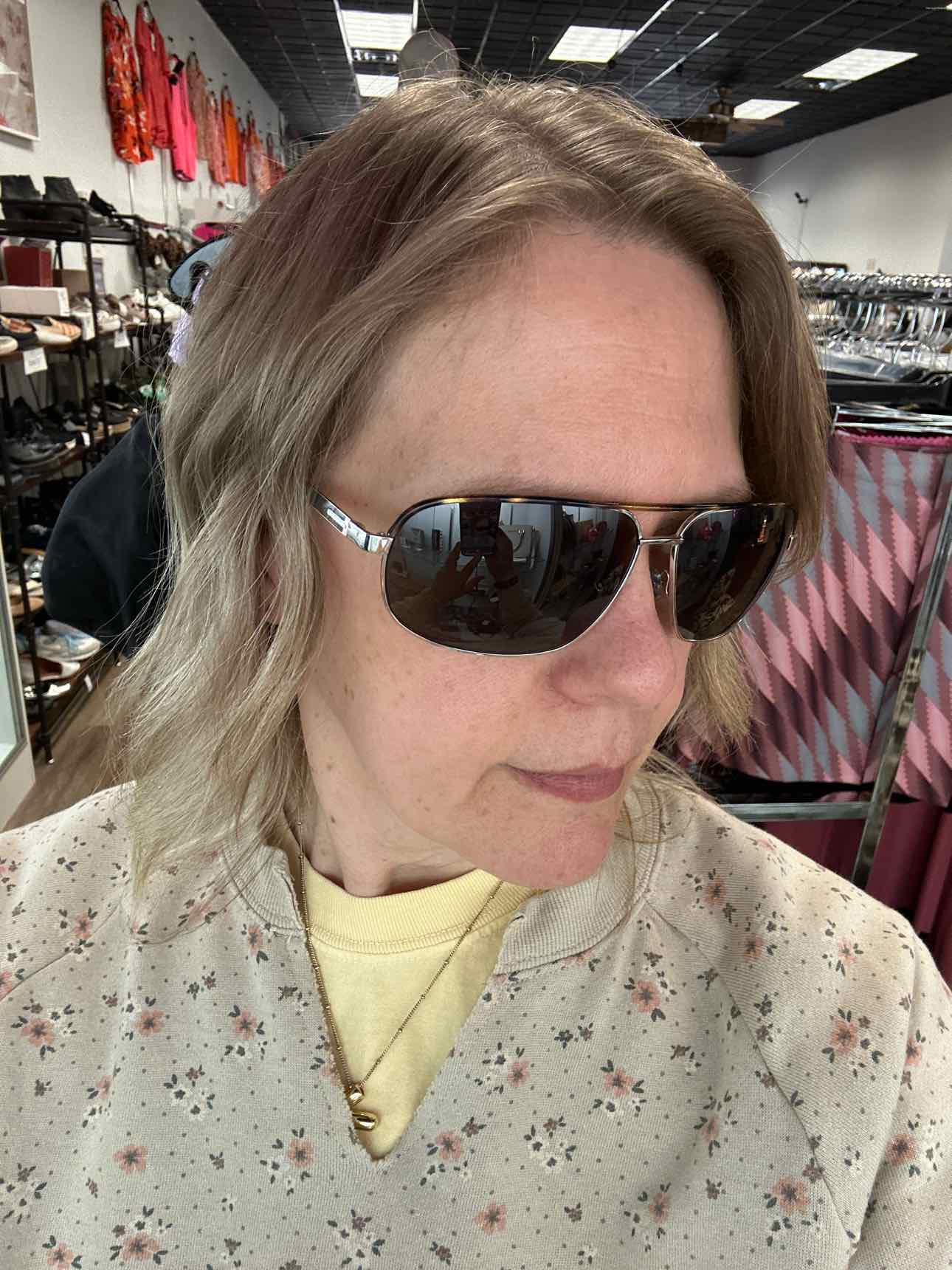 Gucci Brown Aviator Tortoise Shell Sunglasses