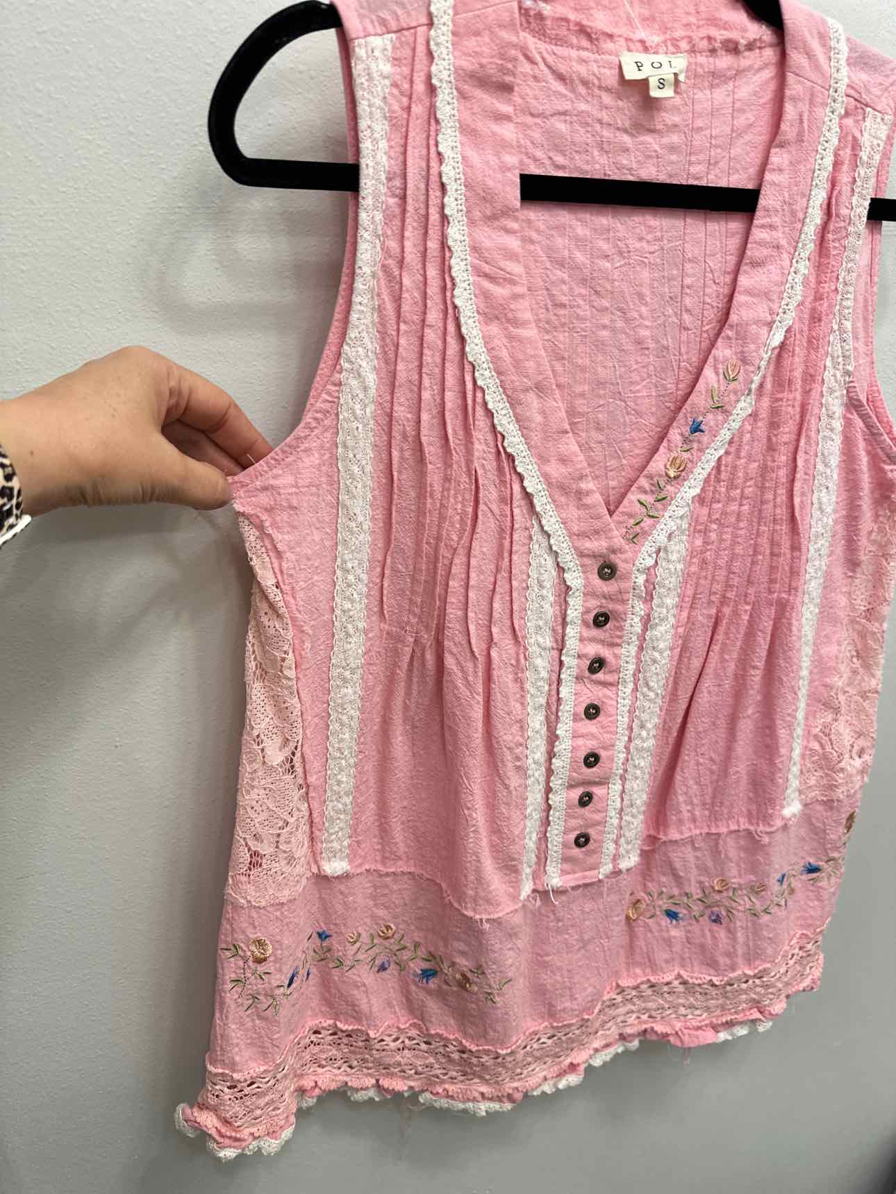 Pol Size Small Pink Top