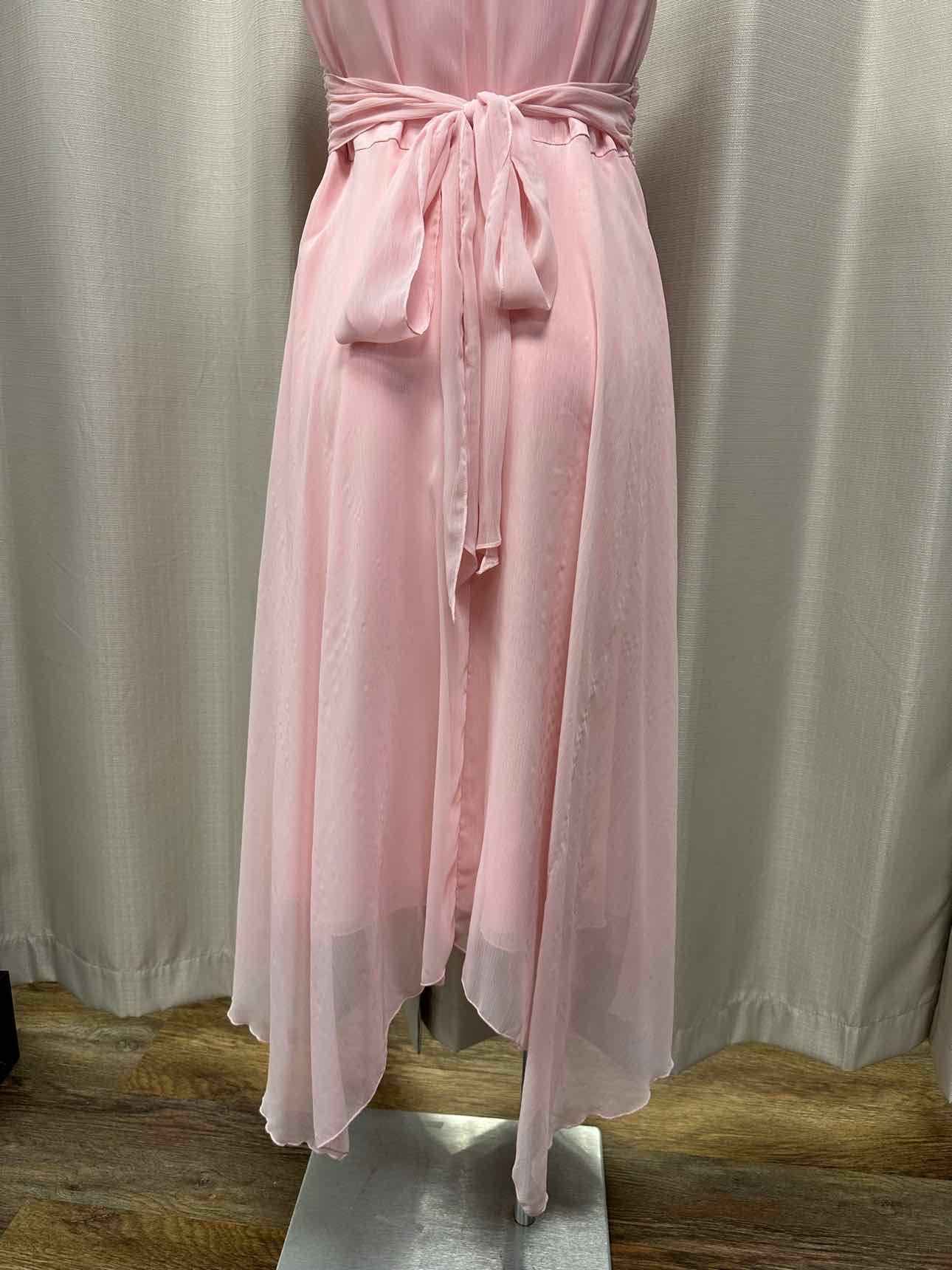 Together NEW NWT Vintage Butterfly Embroidered Flowy Fit & Flare 14 Pink Dress