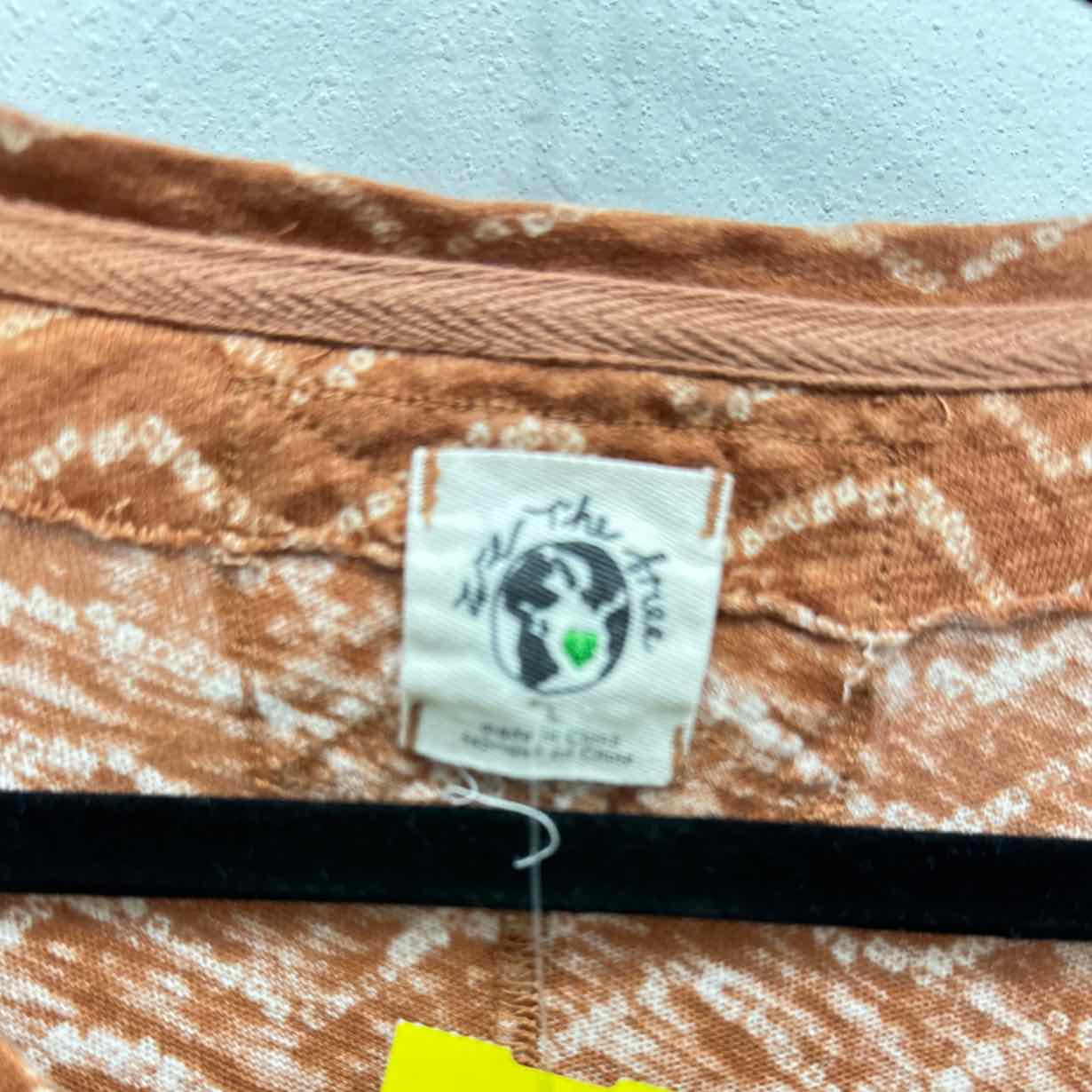 We The Free Size Large Burnt Orange Top