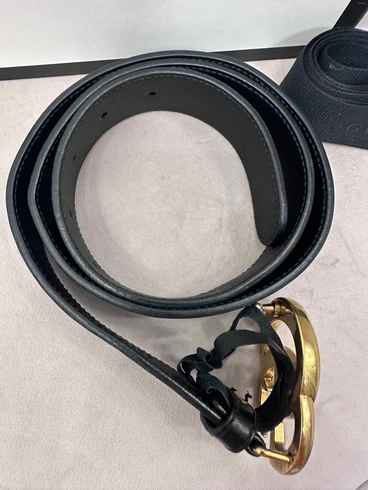 Gucci Size 34 Black Marmont 1" wide Belt