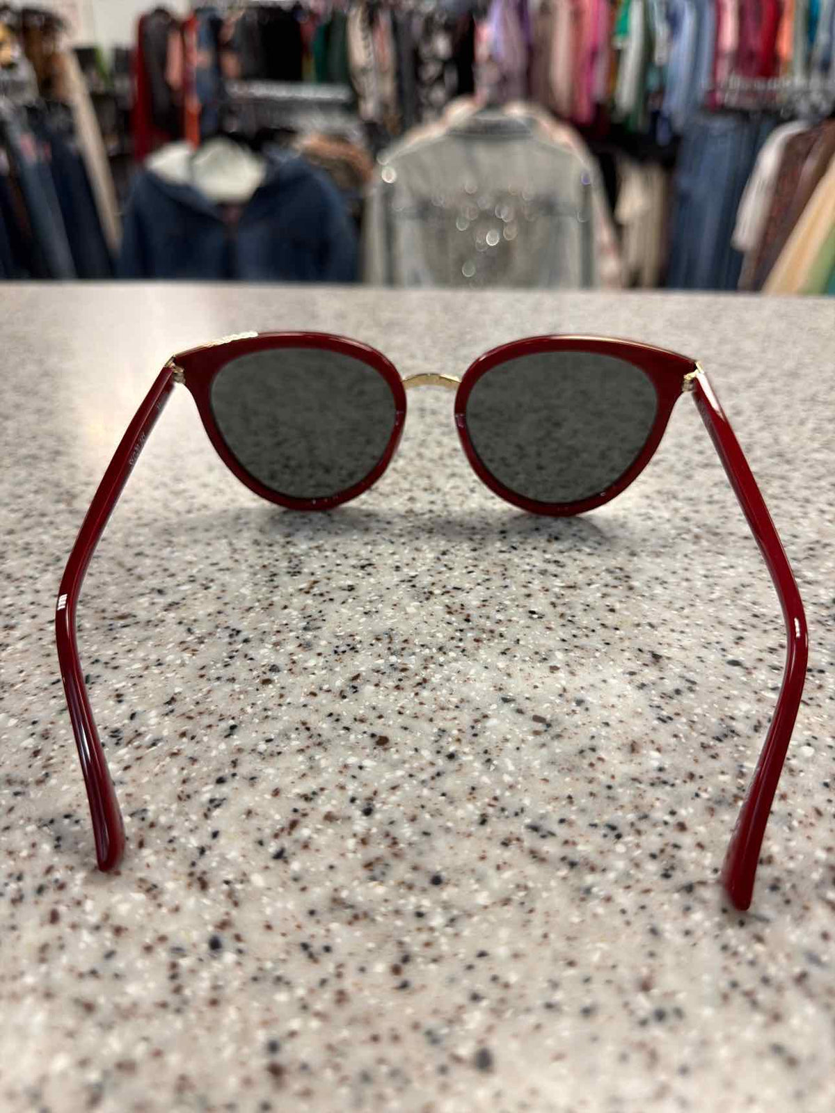 Anea Hill Montana Red Cat Eye Sunglasses