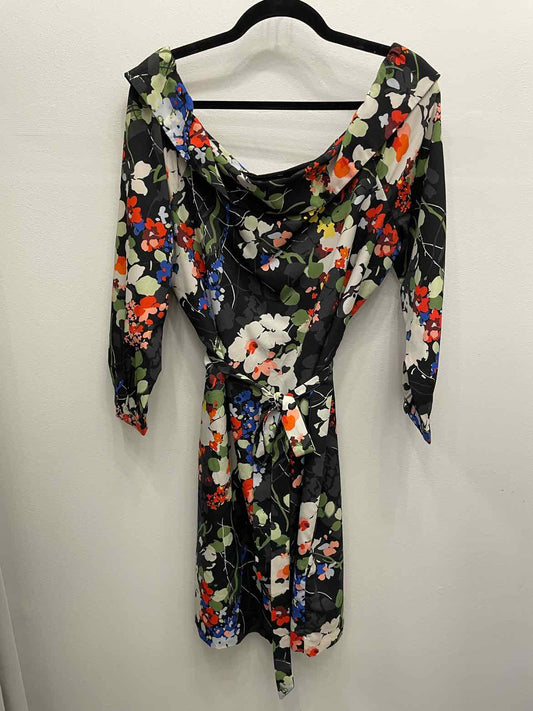 Banana Republic Size Large Black/Green Dress