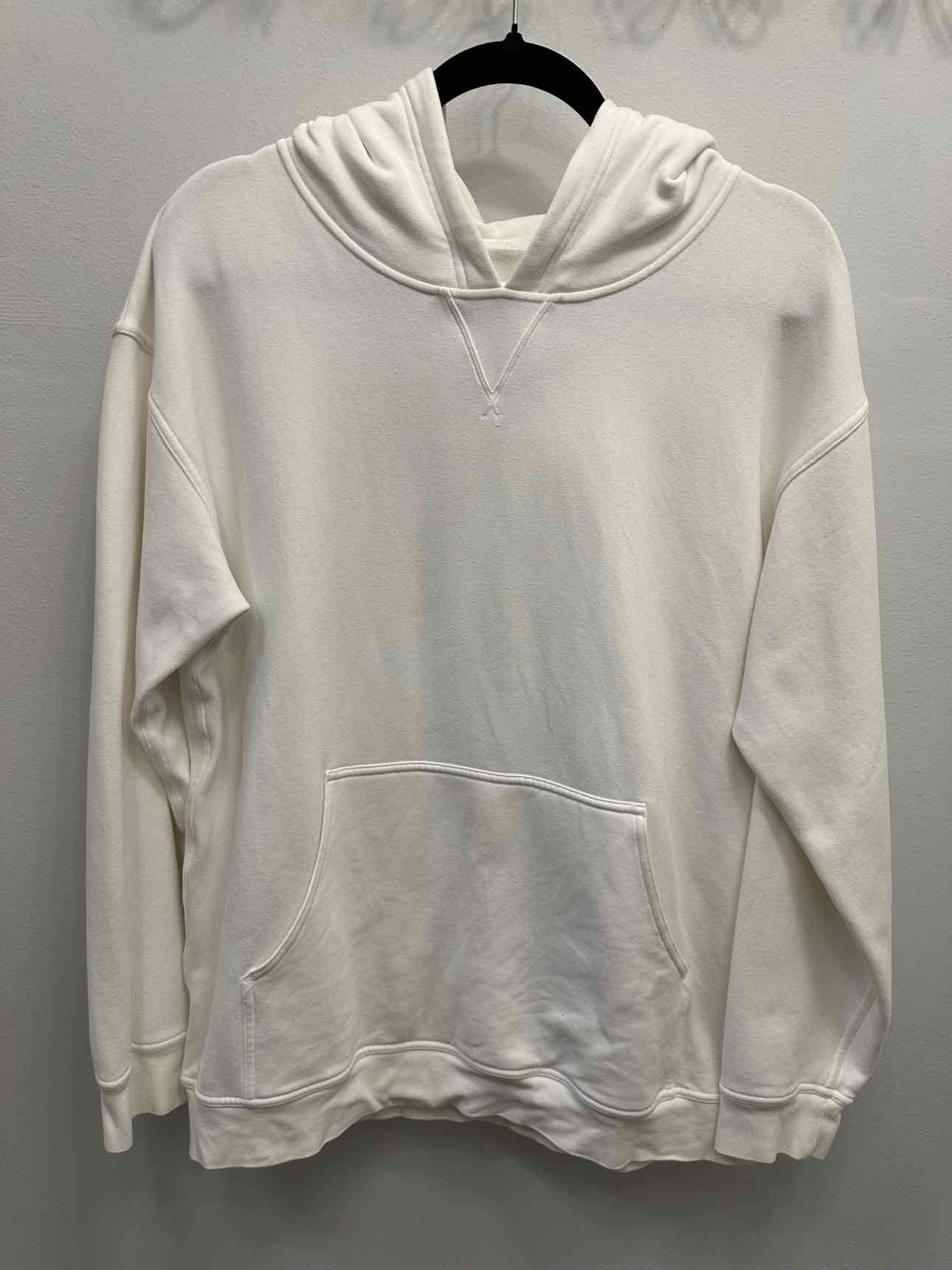Lululemon Steady State Hoodie Pullover Long Sleeve Size 12 White Sweatshirt