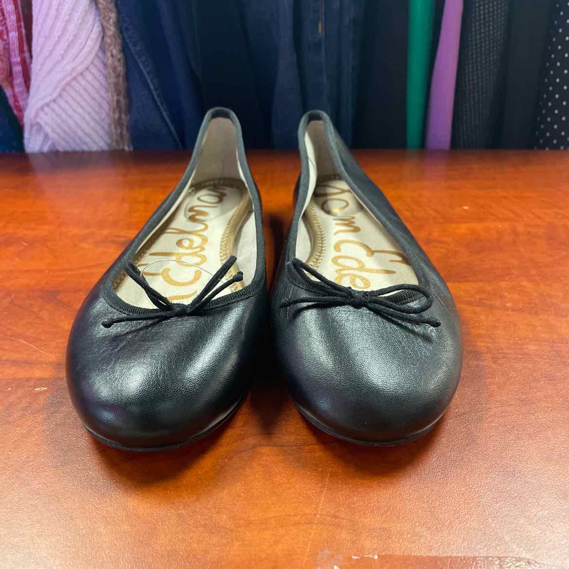 Sam Edelman Felicia Ballet Black Fiats Size 7 1/2