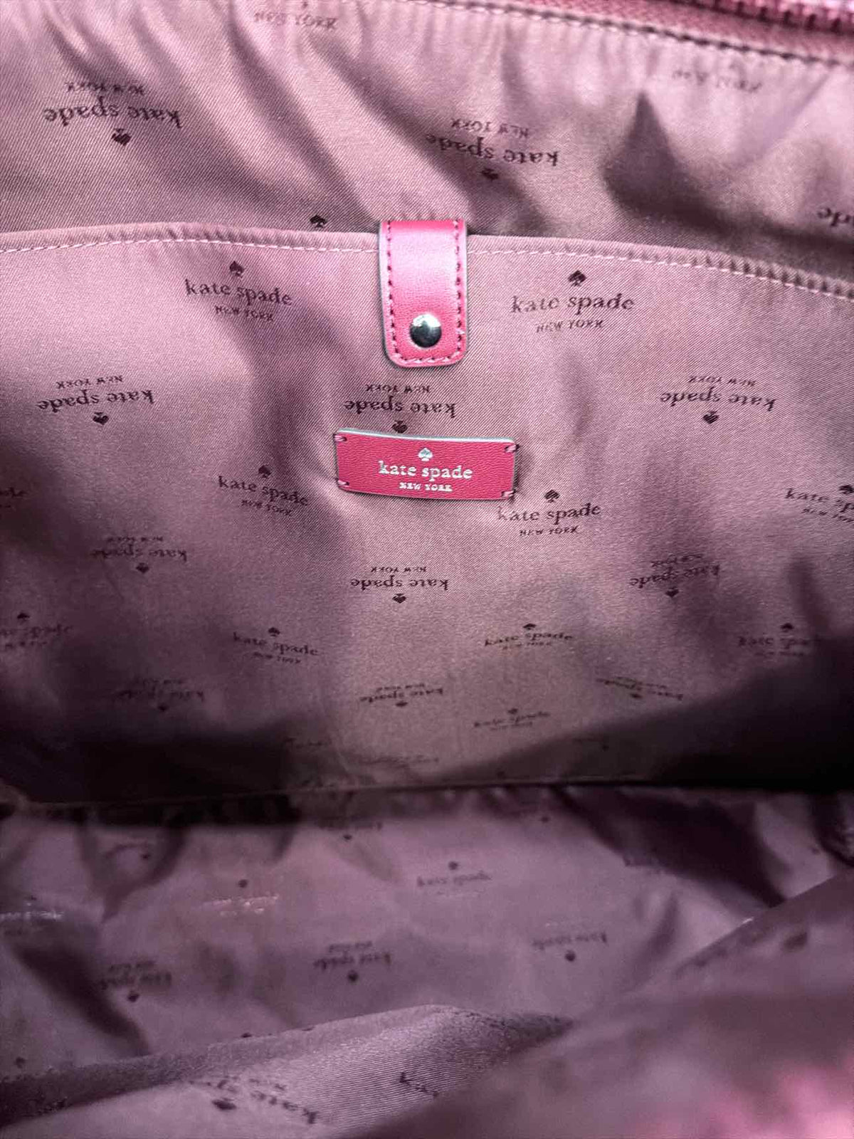 Kate Spade Maroon Camden Quilted Tote Handbag NEW NWT