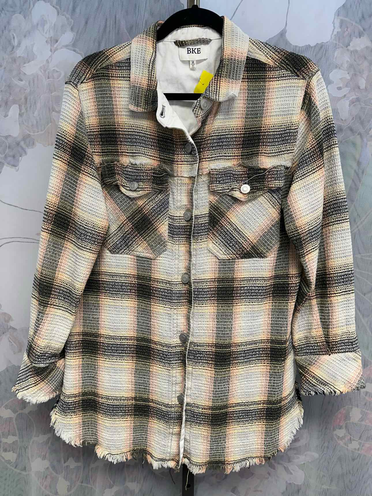 BKE Size Medium Grey/Yellow Jacket