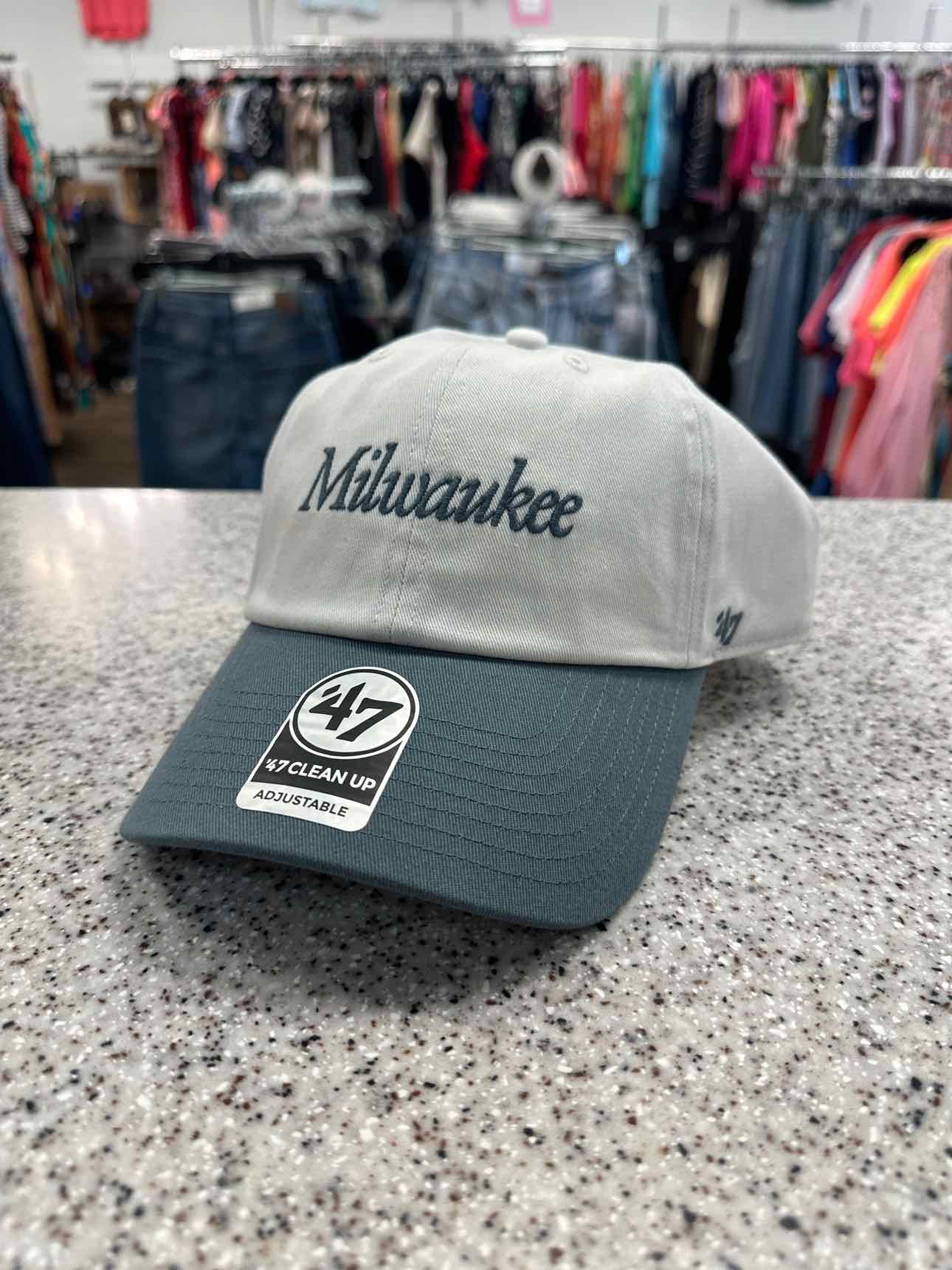 47 Brand NEW MKE Brewers baseball cap One Size Grey Hat