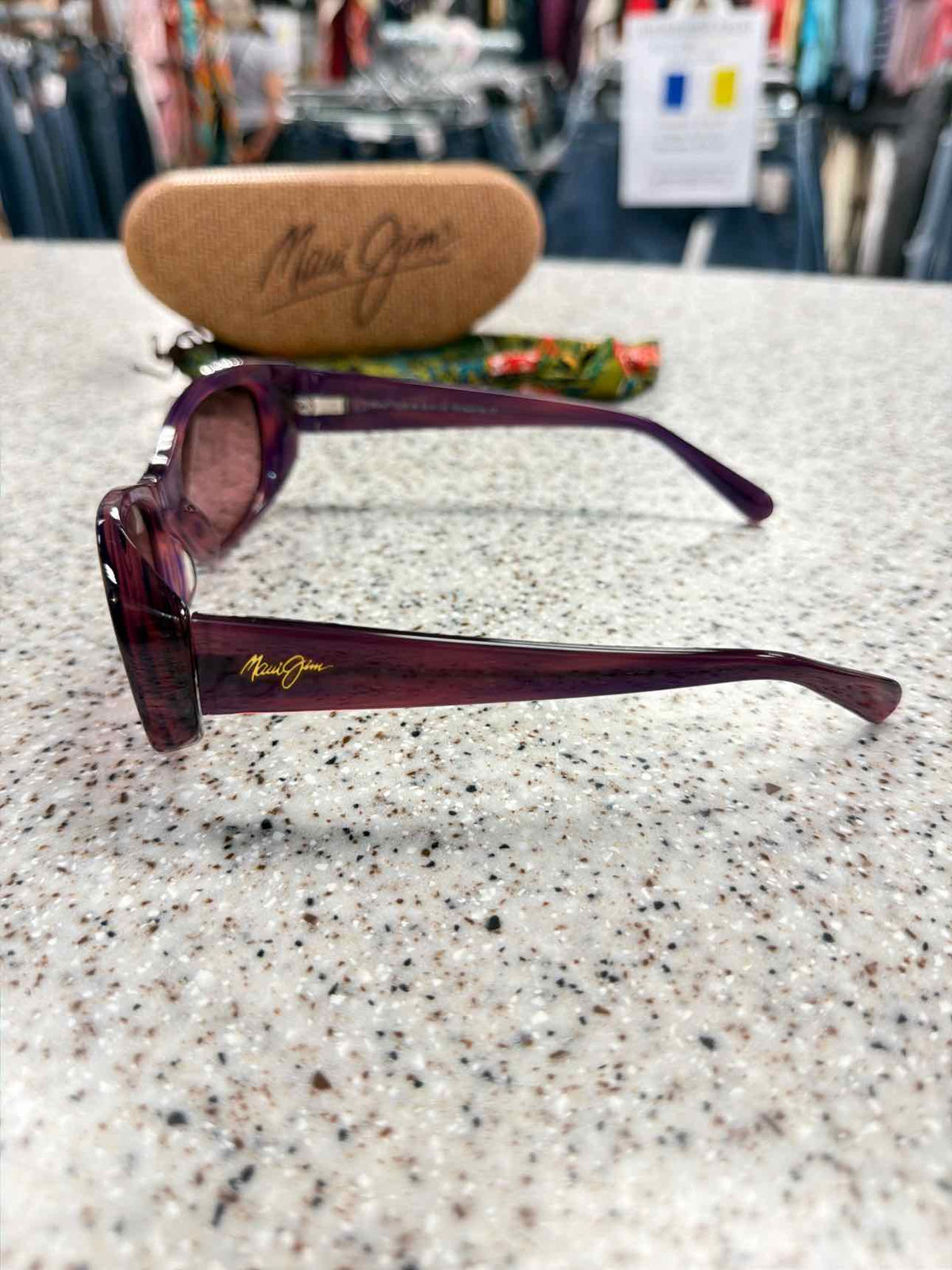 Maui Jim Woman's Purple Lilikoi MJ258 28A L140 Sunglasses with Case