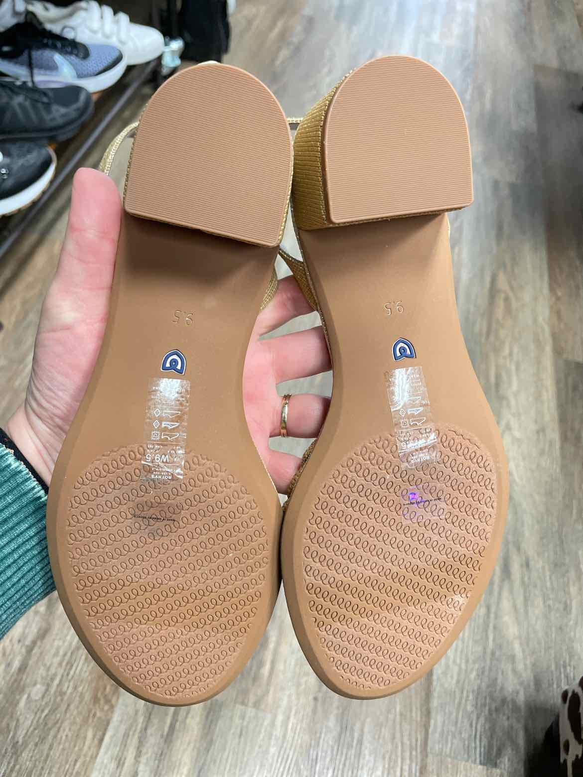 Rothy Size 9.5 GOLD Shoes