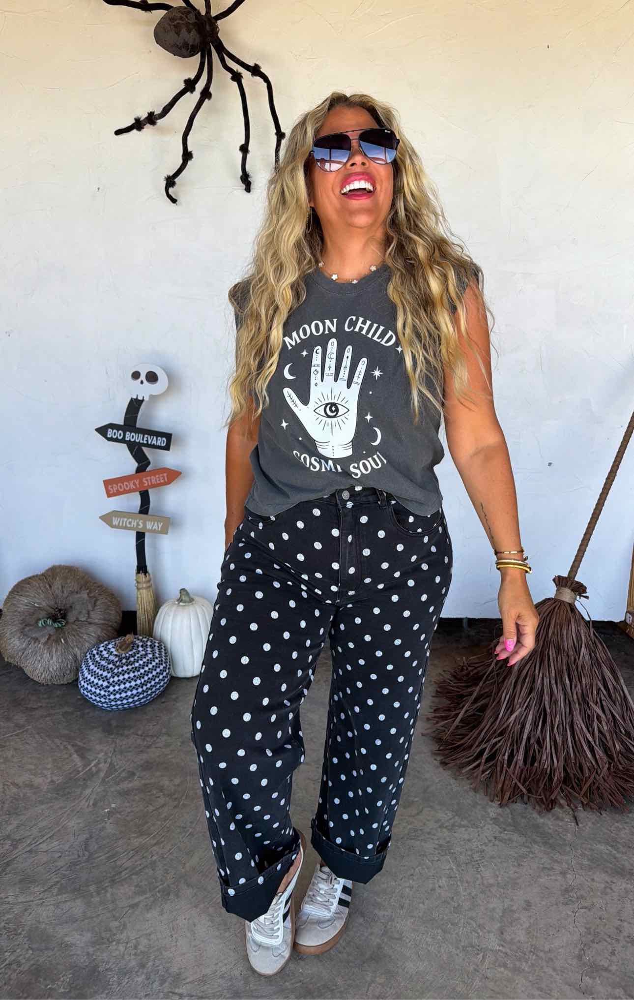 Moon Child Cosmic Soul Graphic Tee Tshirt Top