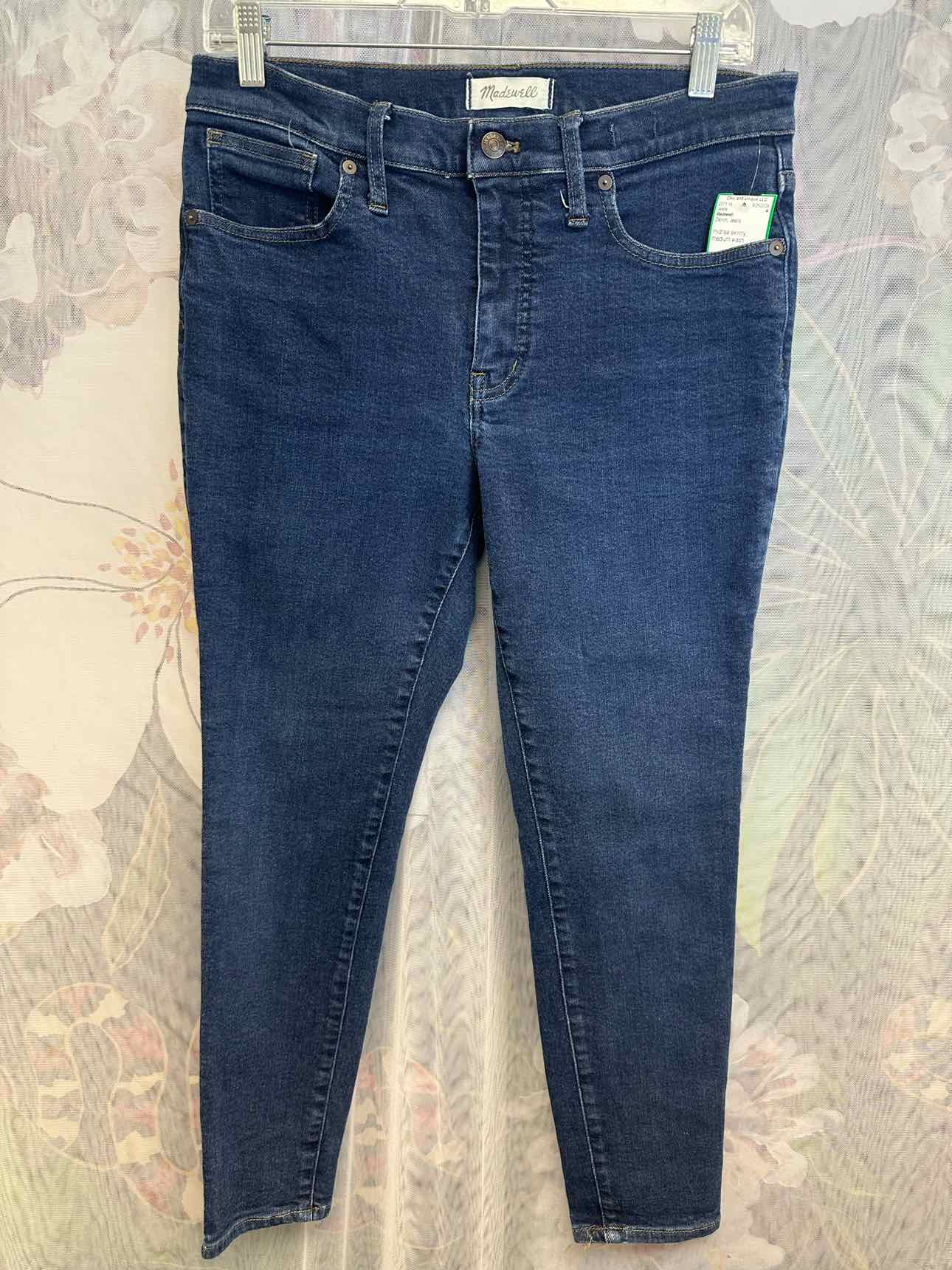 Madewell 9" Midrise Skinny Medium Wash Size 30P Denim Jeans