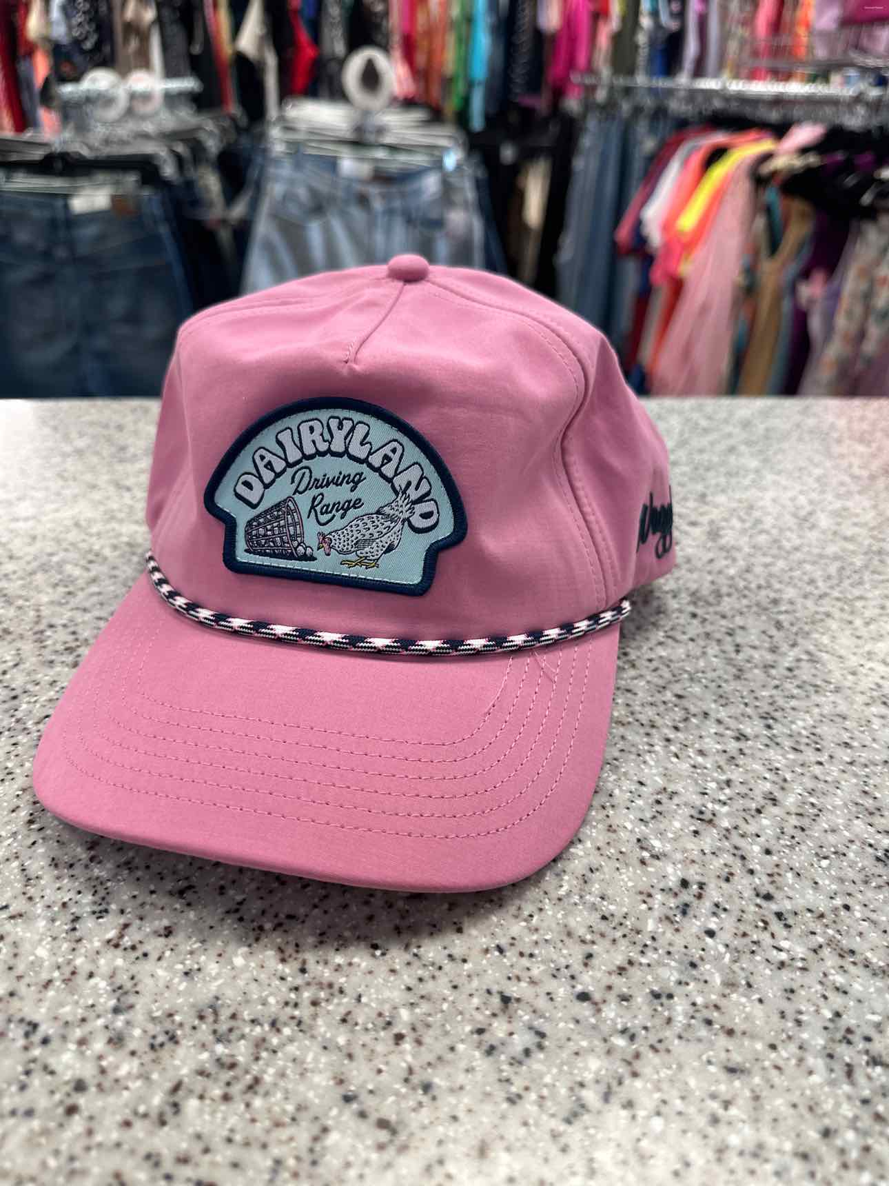 'Dairyland Driving Range' One Size Pink Basenall Cap Hat