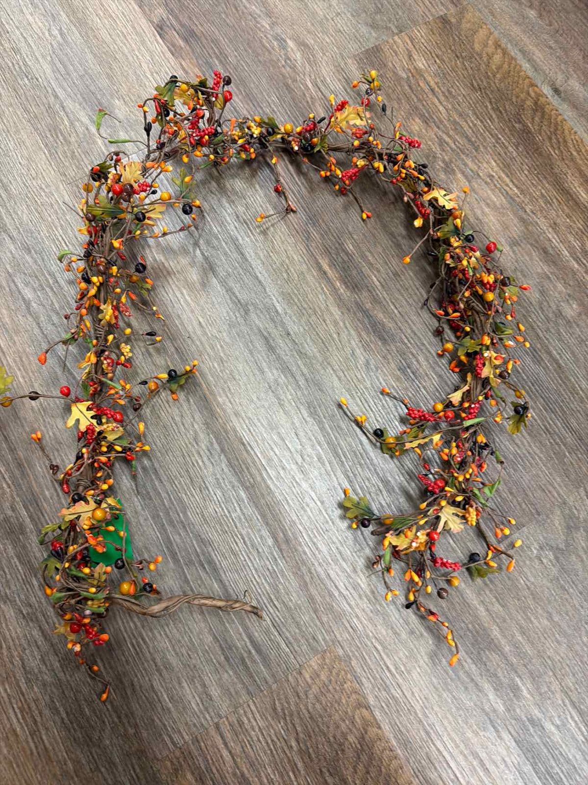 Fall Harvest Berry Leaves Garland (55" length) Home Decor