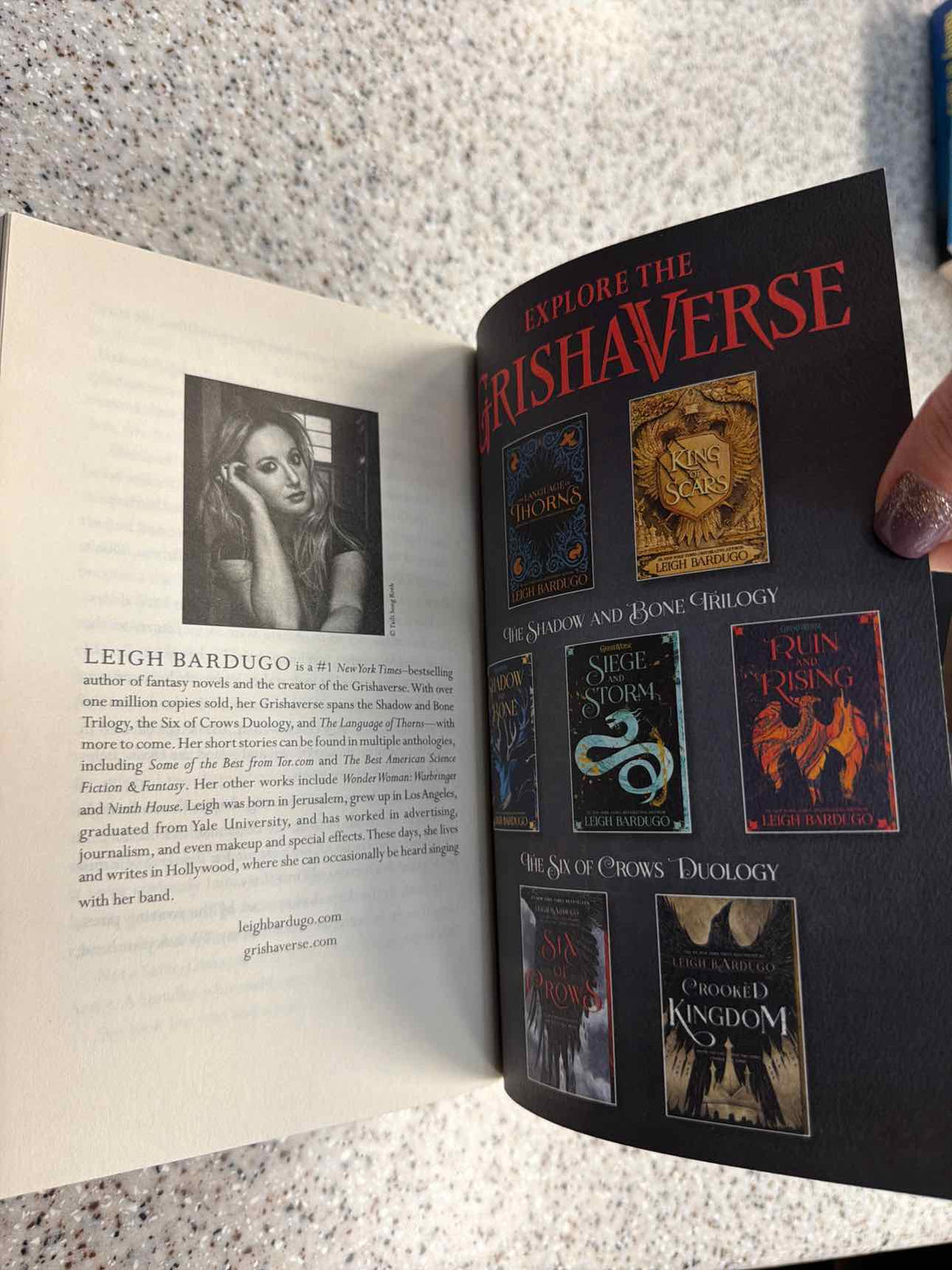 Crooked Kingdom by Leigh Bardugo paperback book