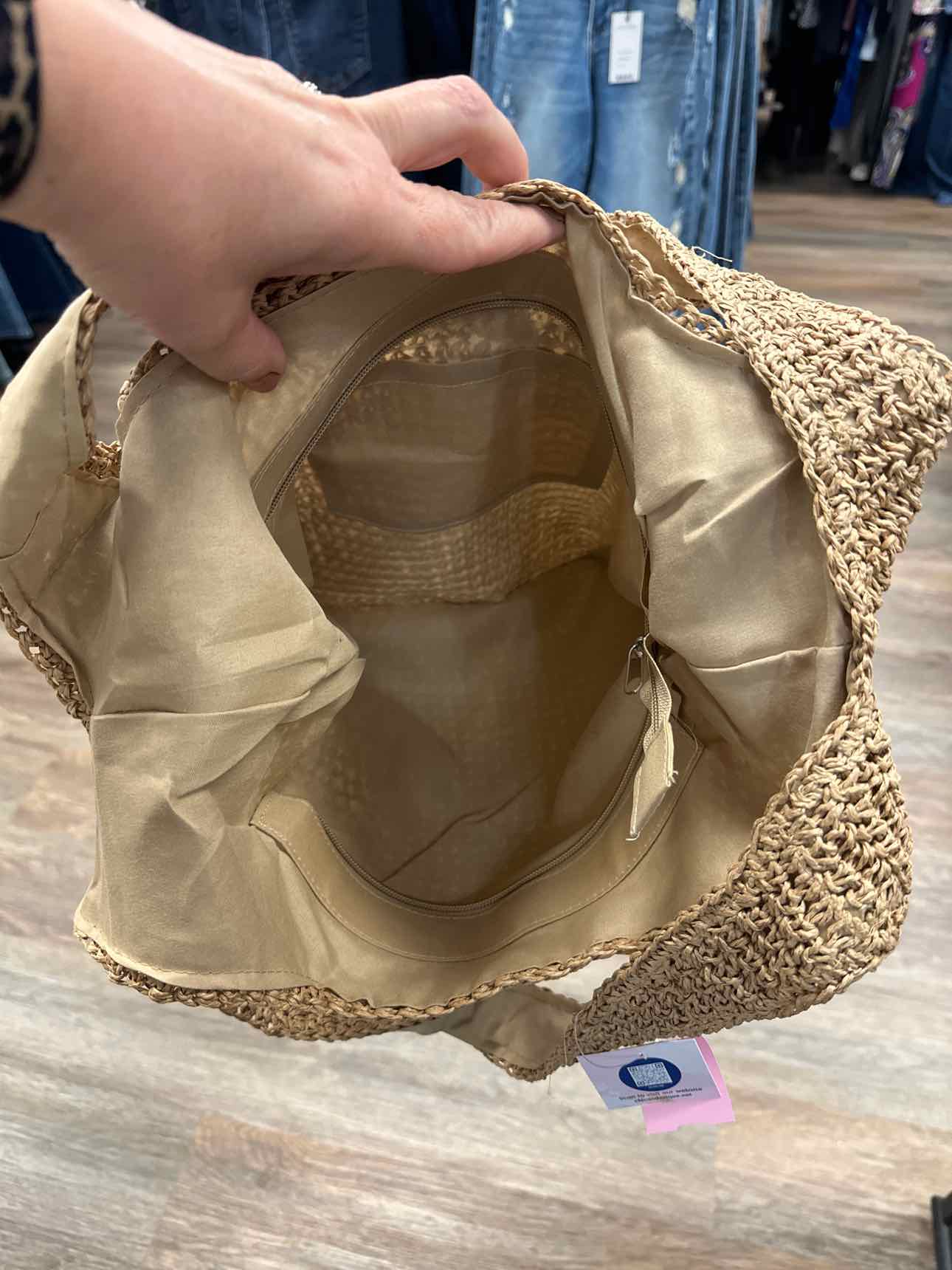 Woven Raffia Tote Bag Handbags