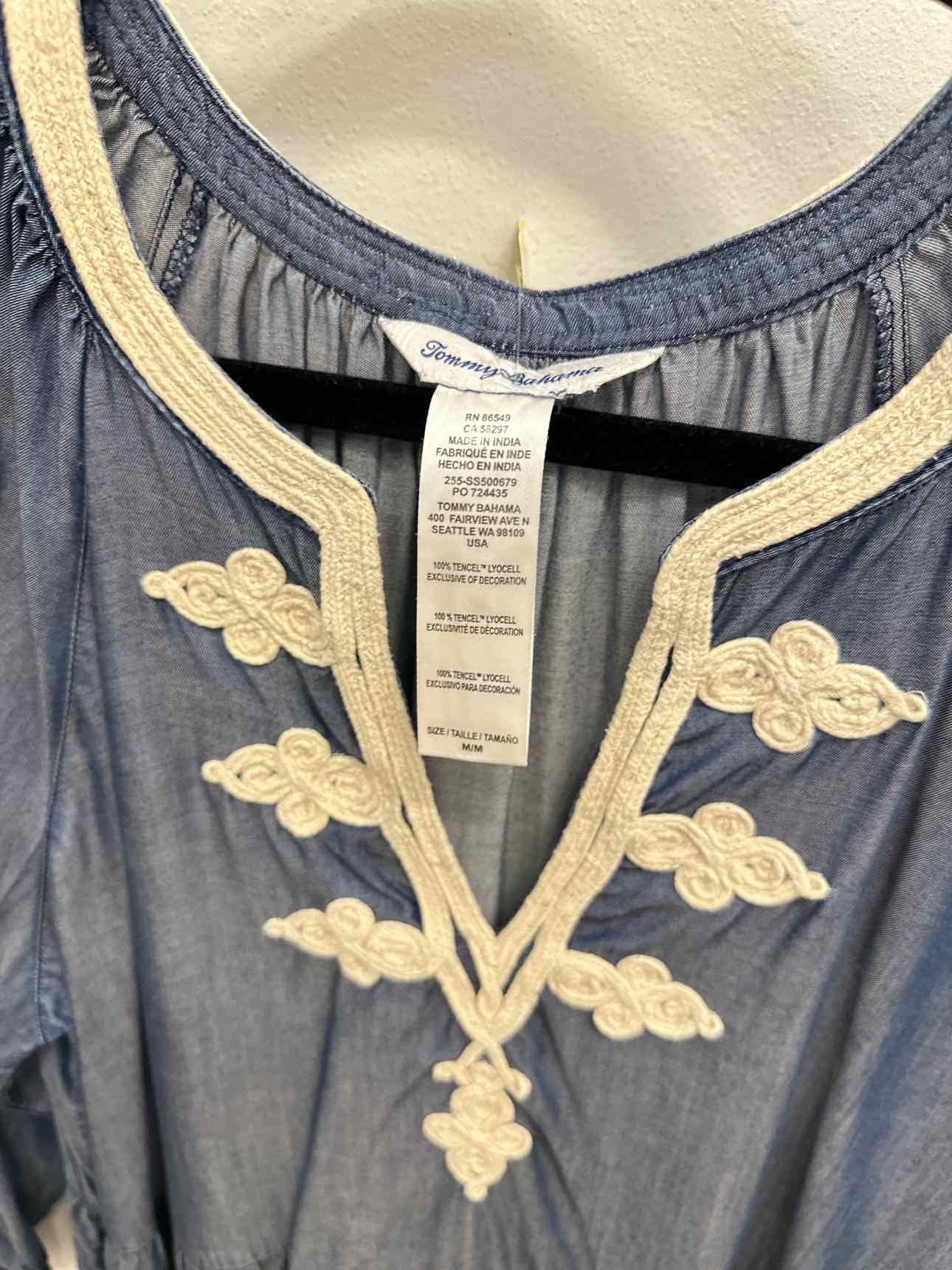 Tommy Bahama Size Medium Denim Dress