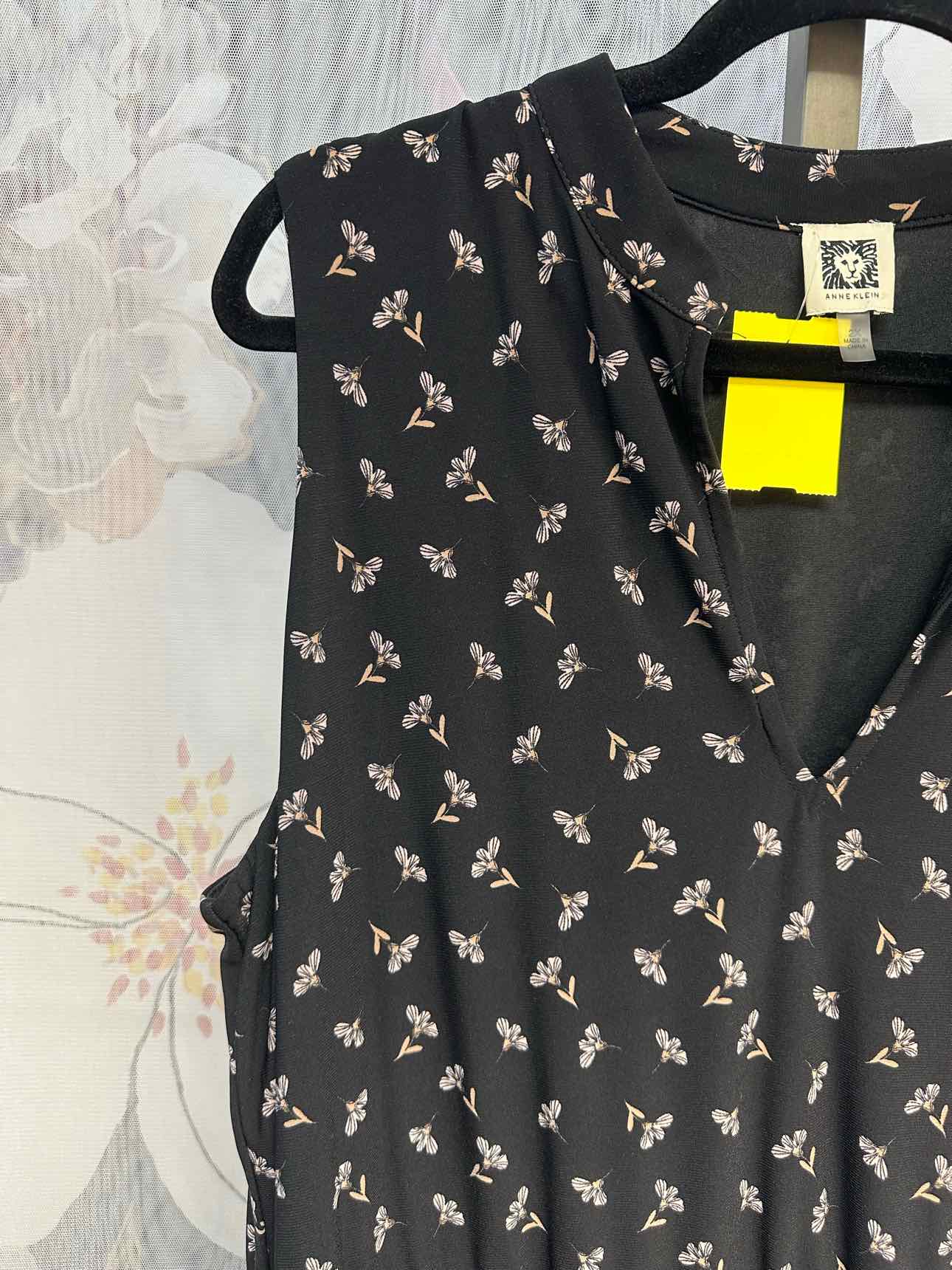 Anne Klein Size 2X Black Dress