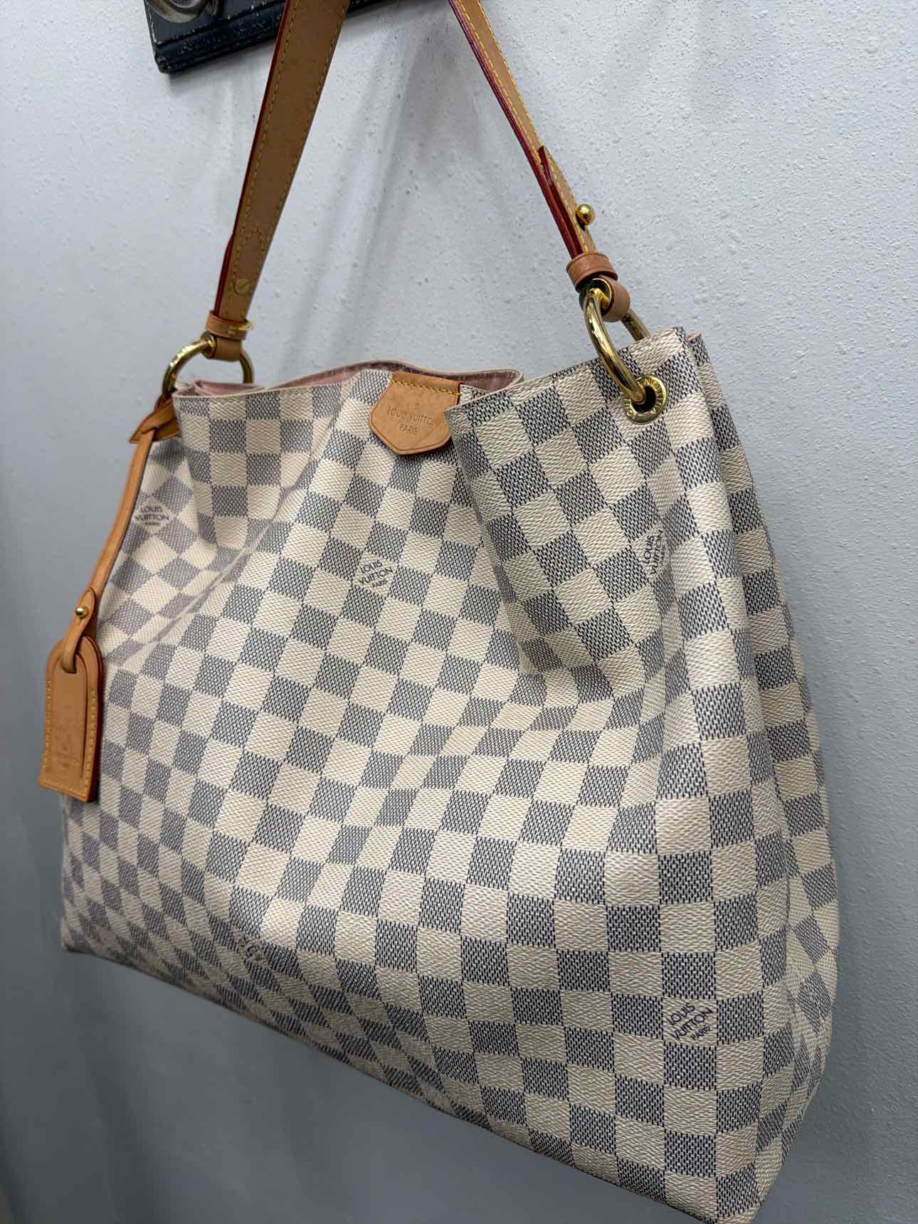 Louis Vuitton Damier Azur Gracefull MM Shoulder Bag Handbags