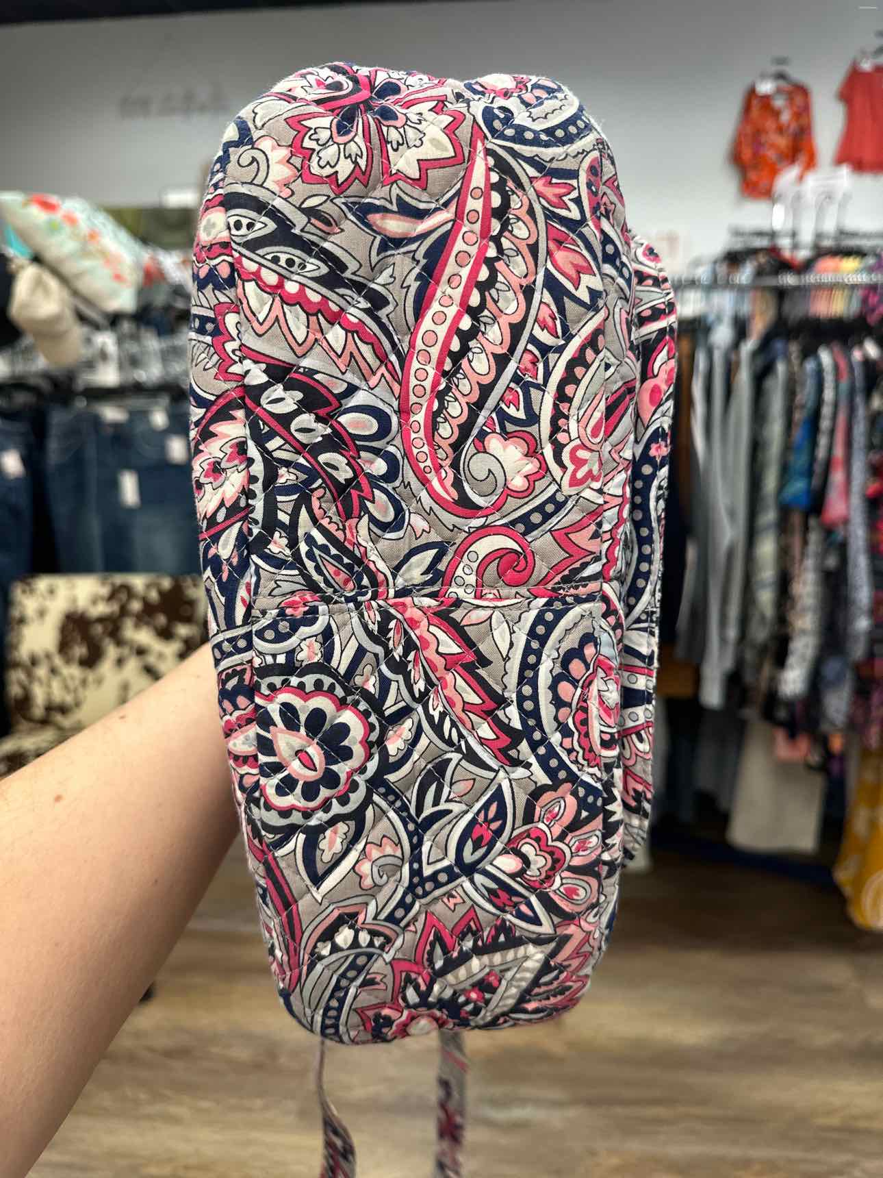 Vera Bradley On the Go Crossbody Gray and Pink Handbags