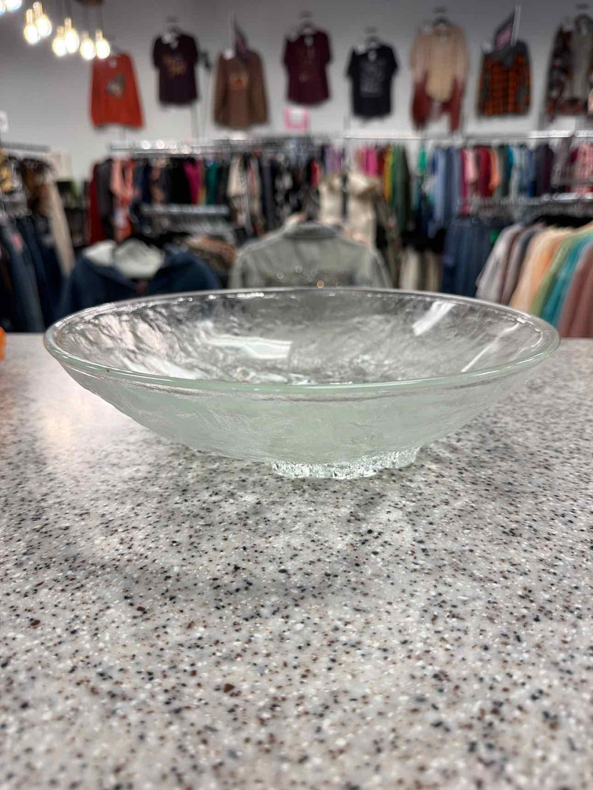 Partylite Vintage Iceburg Geode Crystal Centerpiece Bowl Household