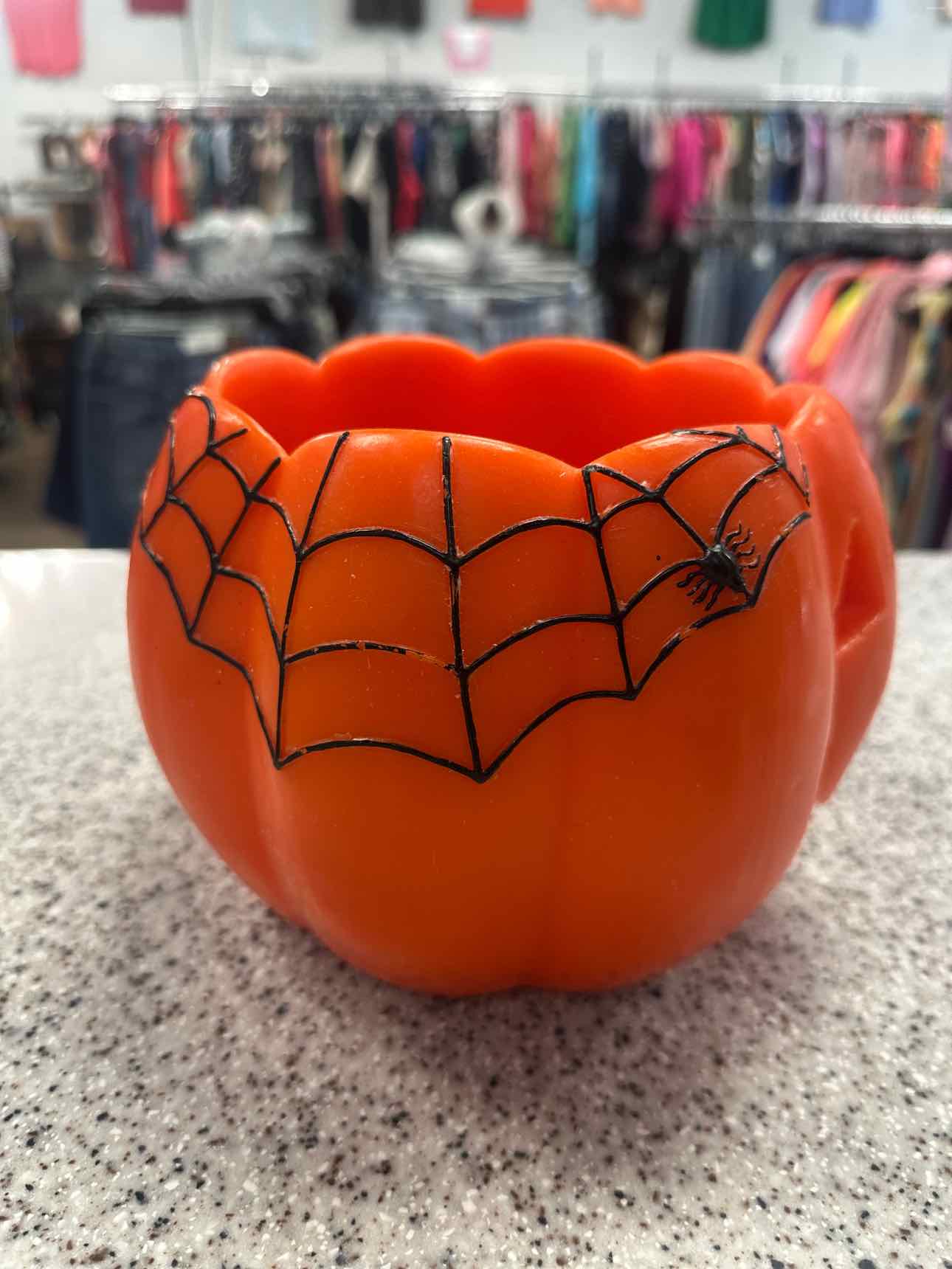 13" Large Wax Pumpkin Shape Candle Holder Home Decor