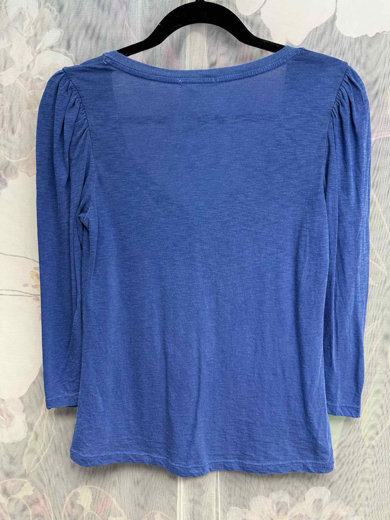 Sundry NEW V-Neck Lightweight Heathered Size 1 Blue Top