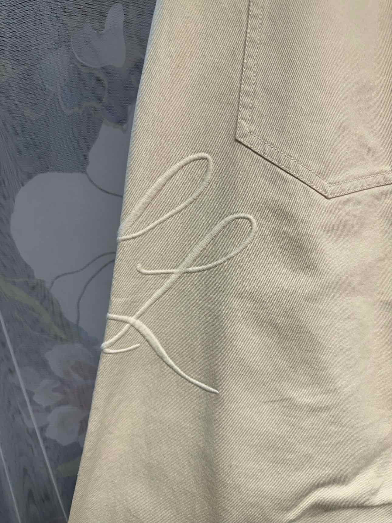 Lauren Ralph Lauren NEW NWT High Rise Relaxed 14 Beige RLL Embroidered Pants
