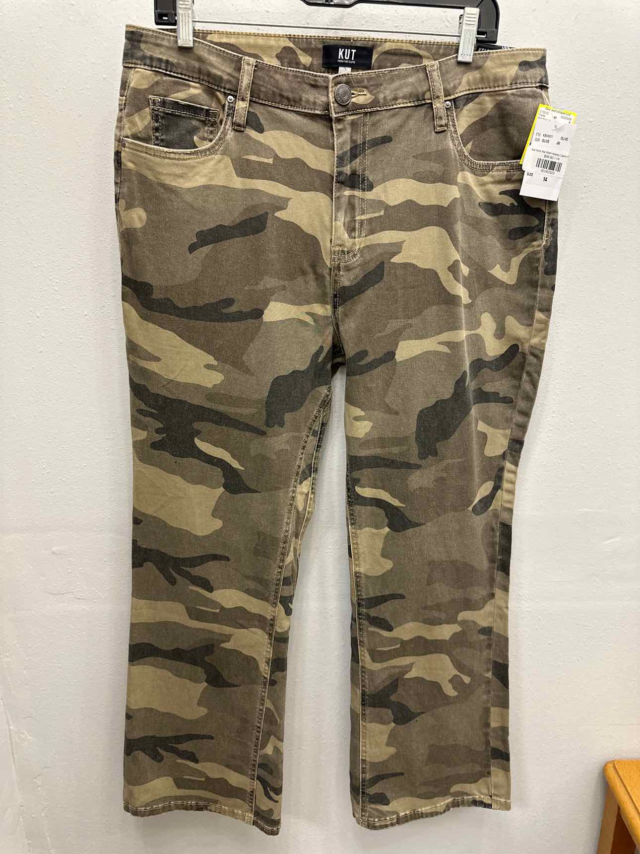 Kut from the Kloth Size 14 Army Green Pants