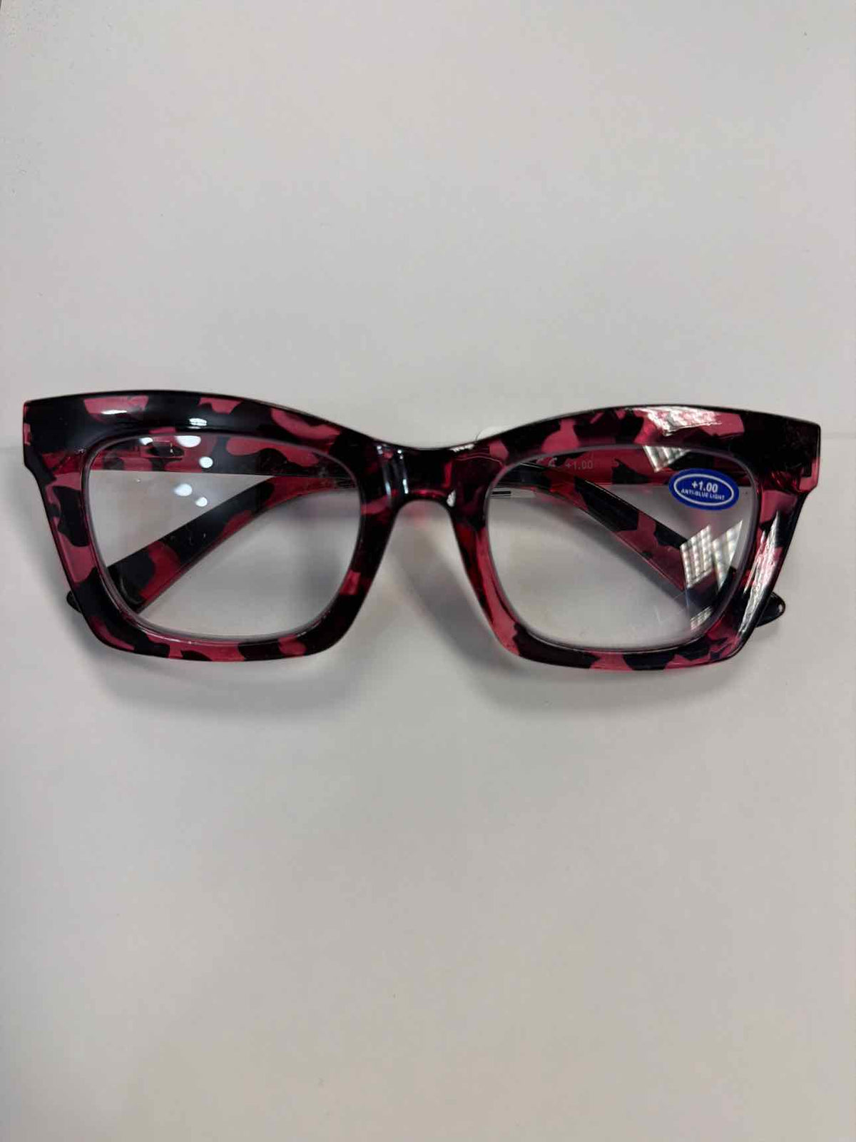Tortoise Frame Oversized Reading Cheater Glasses