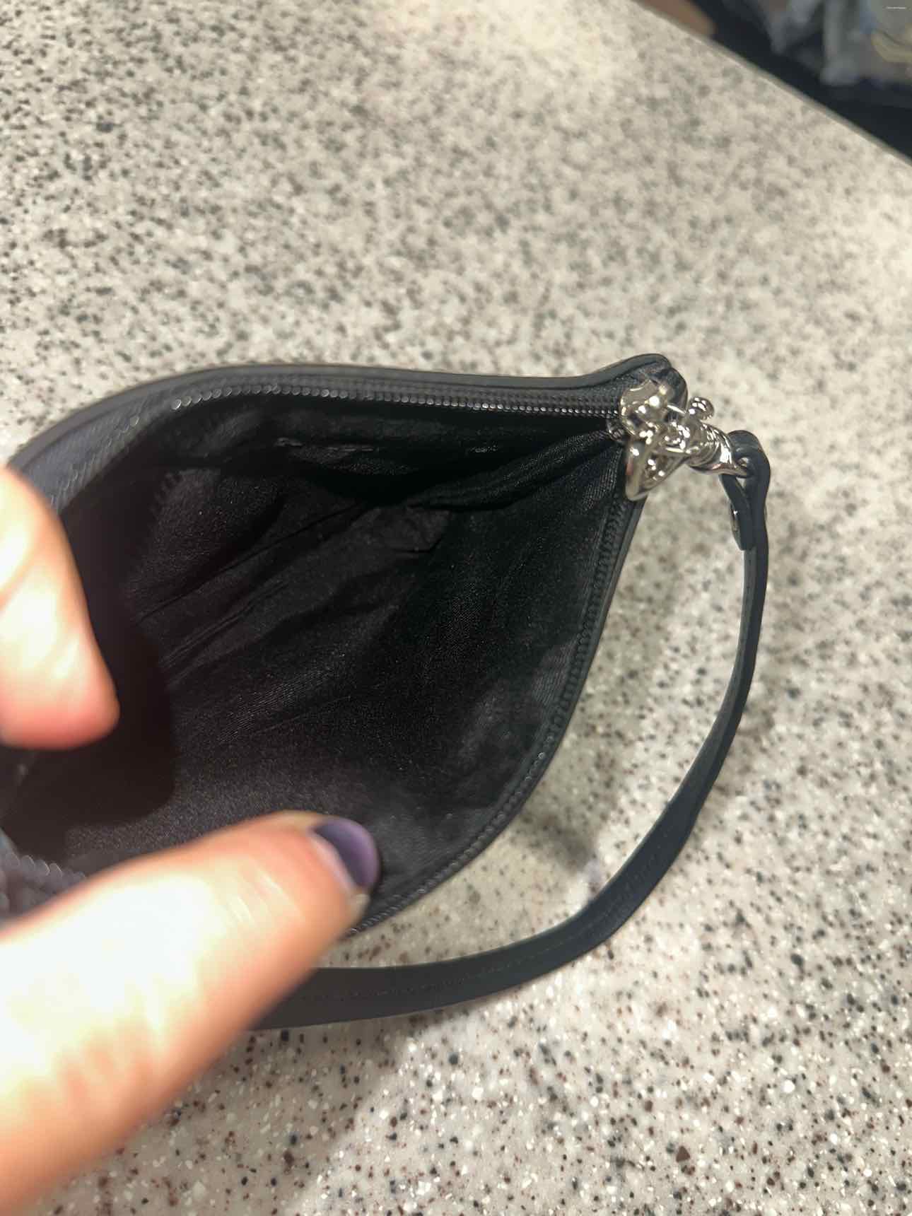 Coach Size Small Black Wristlet