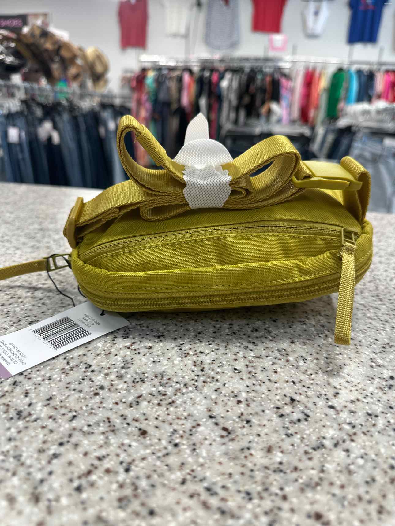 Vera Bradley Size Small Golden Olive Lighten Up Mini Belt Bag Handbags