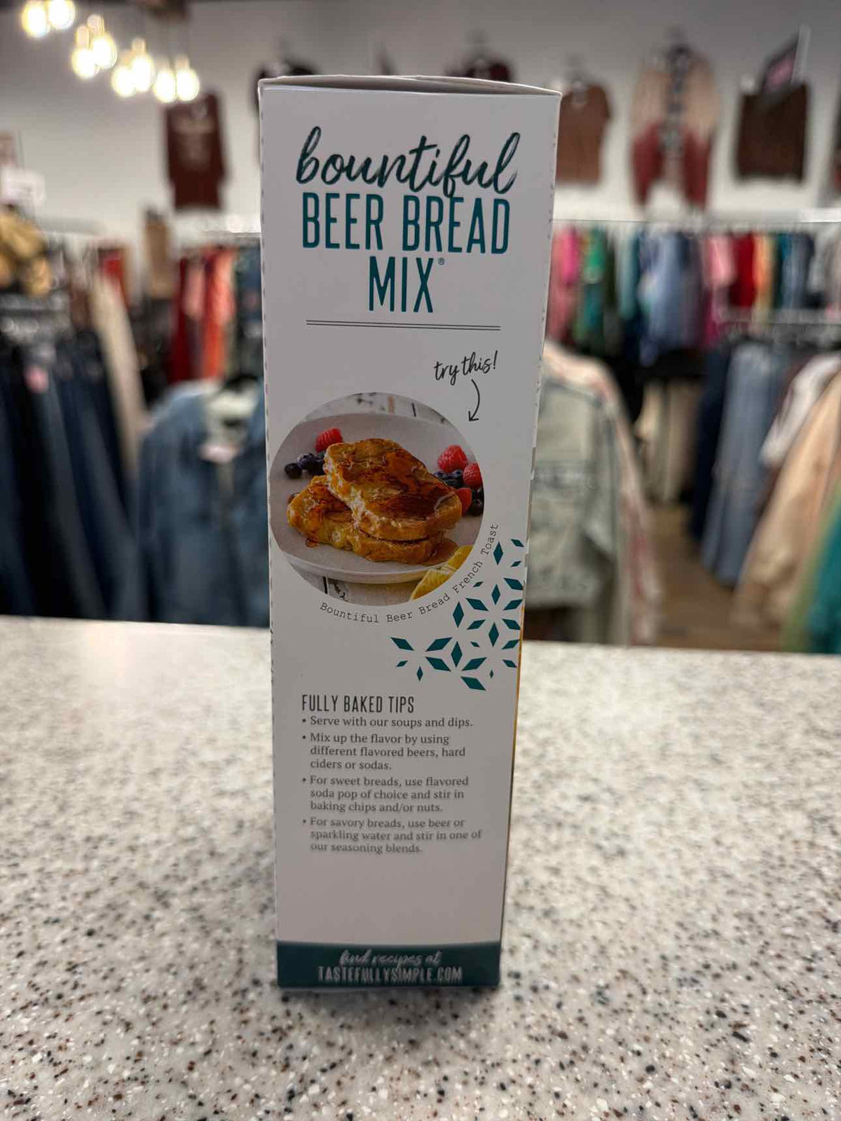 Tastefully Simple Bountiful Beer Bread Mix Food