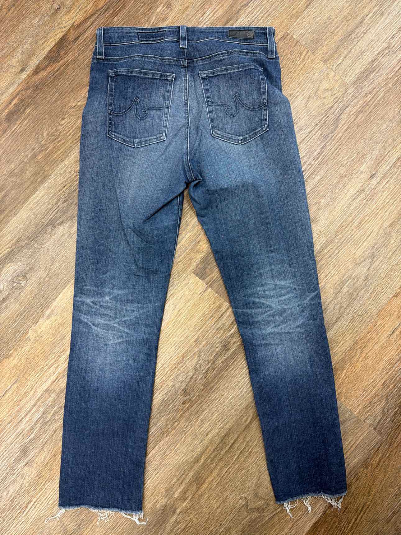 AG Size 30 Ag-Ed The Mari High Rise Straight Leg Denim Jeans