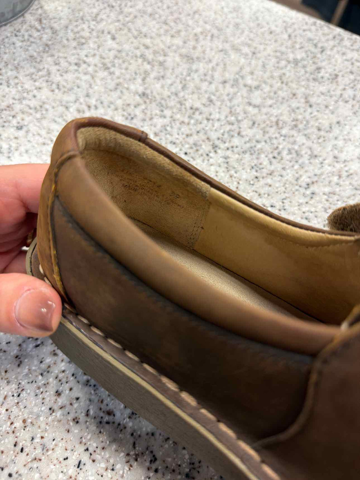 Alegria Size 39 Leather Comfort Slip-On Velcro with Button Brown Shoes